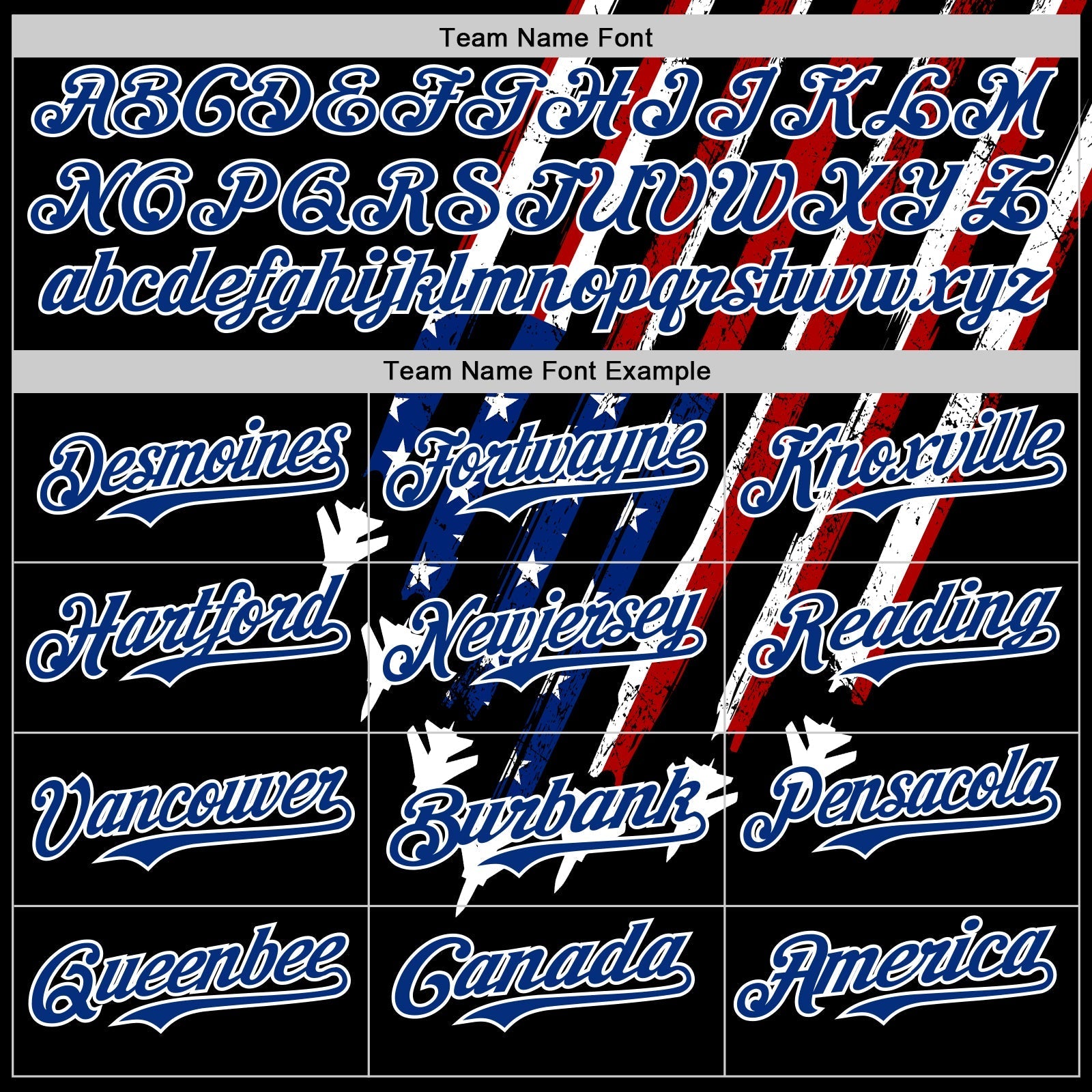 Custom Black Royal Red-White 3D Patriotic American Flag Authentic Baseball Jersey baseball jersey product view 4