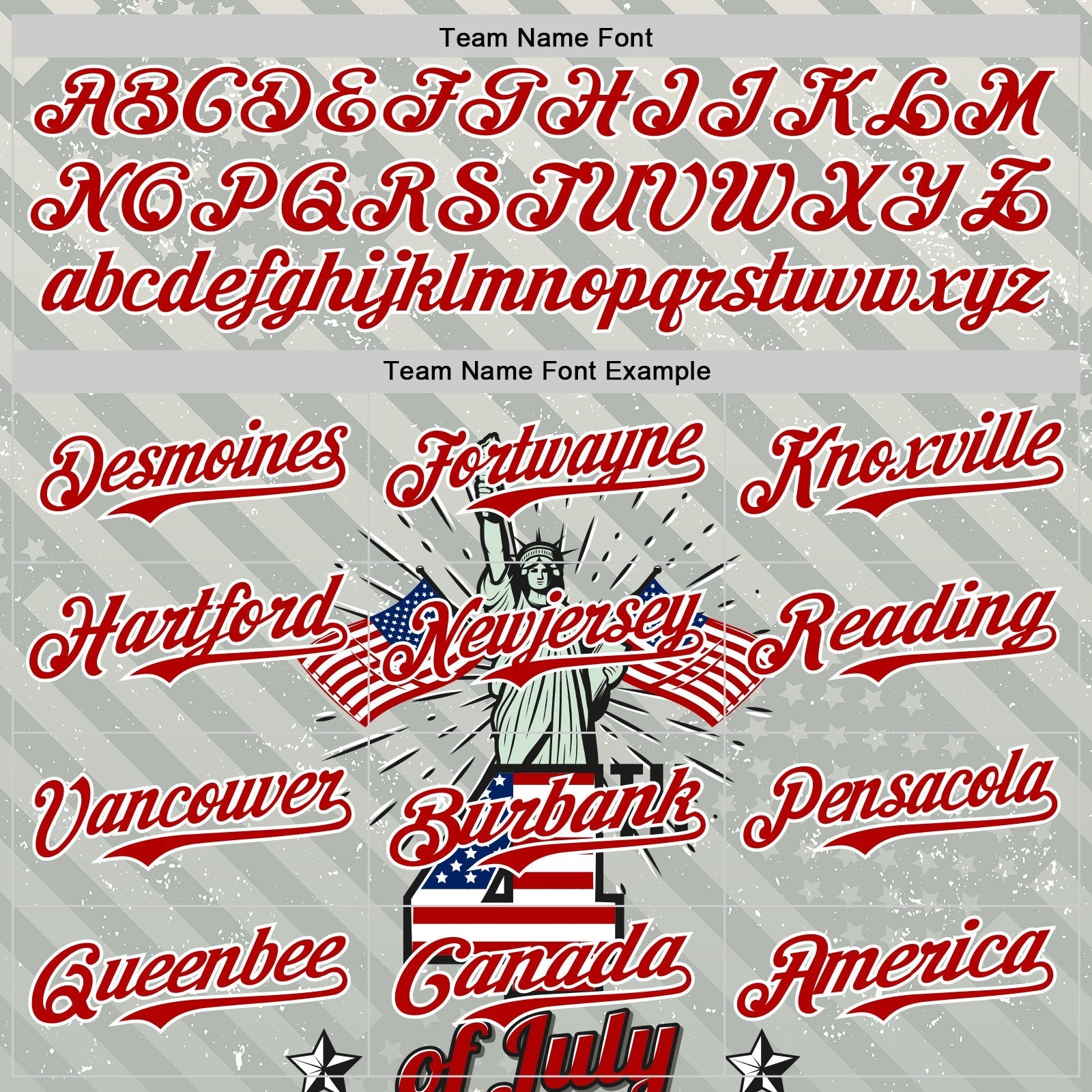 Custom Gray Red-White 3D Patriotic American Flag And Statue of Liberty Authentic Baseball Jersey baseball jersey product view 4