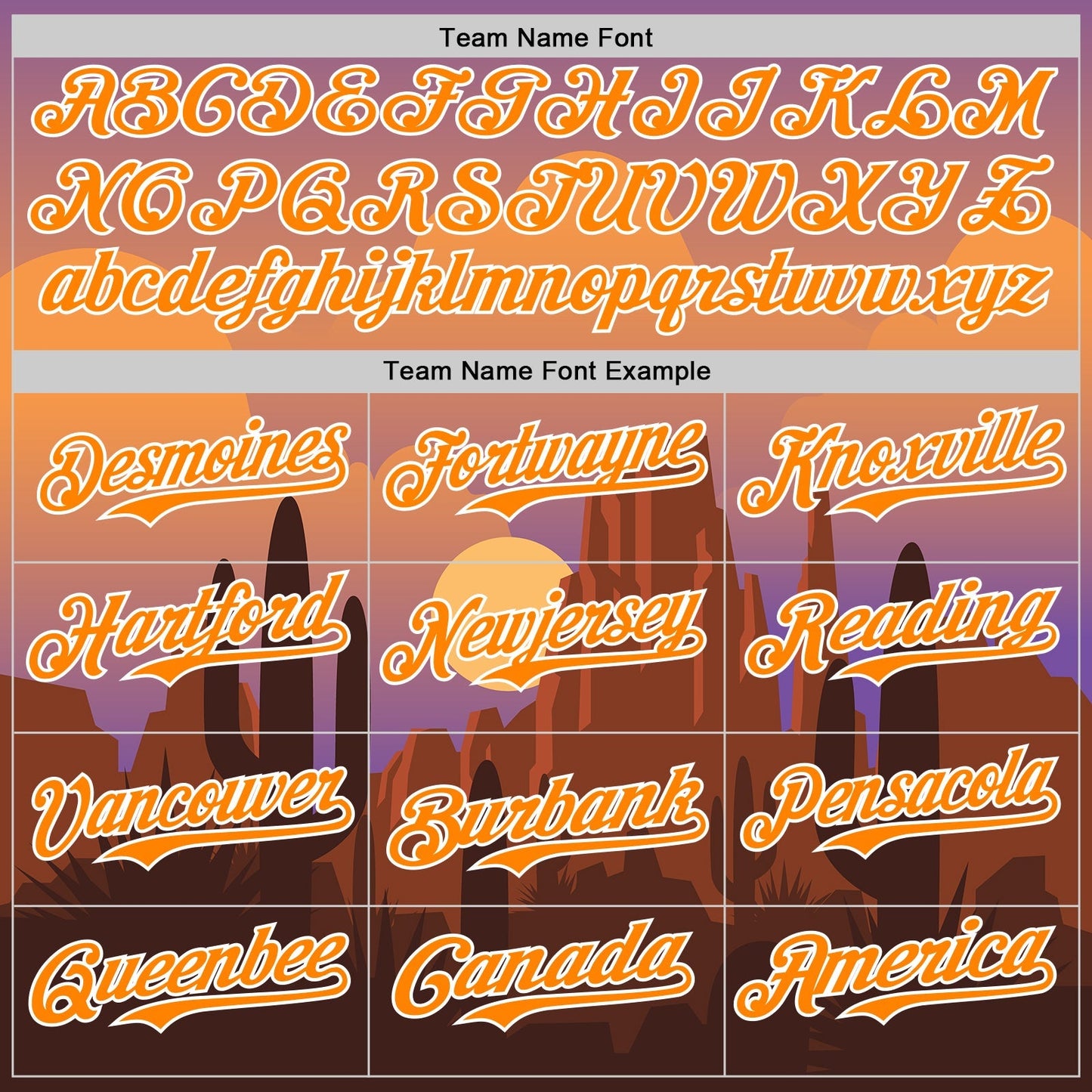 Custom Purple Bay Orange-White 3D Pattern Design Patriotic American Symbol Desert Authentic Baseball Jersey baseball jersey product view 4