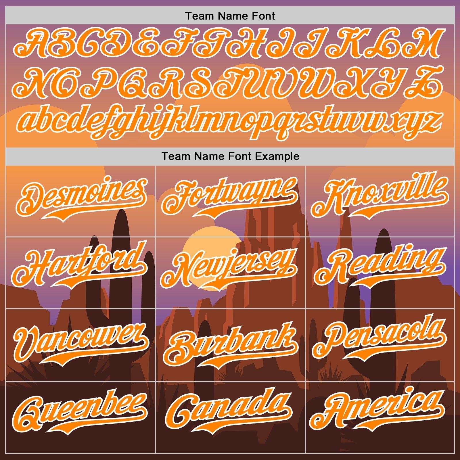 Custom Purple Bay Orange-White 3D Pattern Design Patriotic American Symbol Desert Authentic Baseball Jersey baseball jersey product view 4
