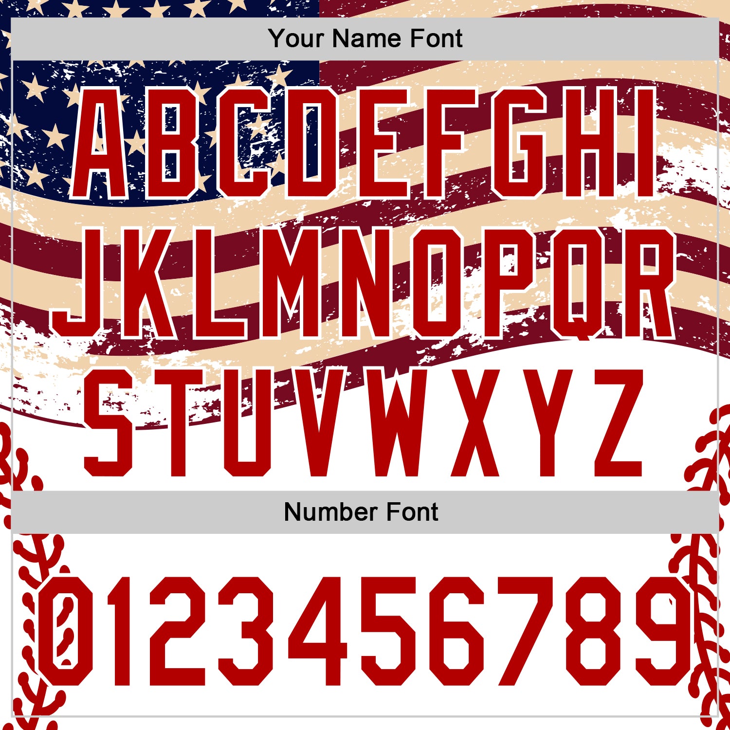 Custom White Red-Royal 3D Patriotic American Flag Authentic Baseball Jersey baseball jersey product view 5
