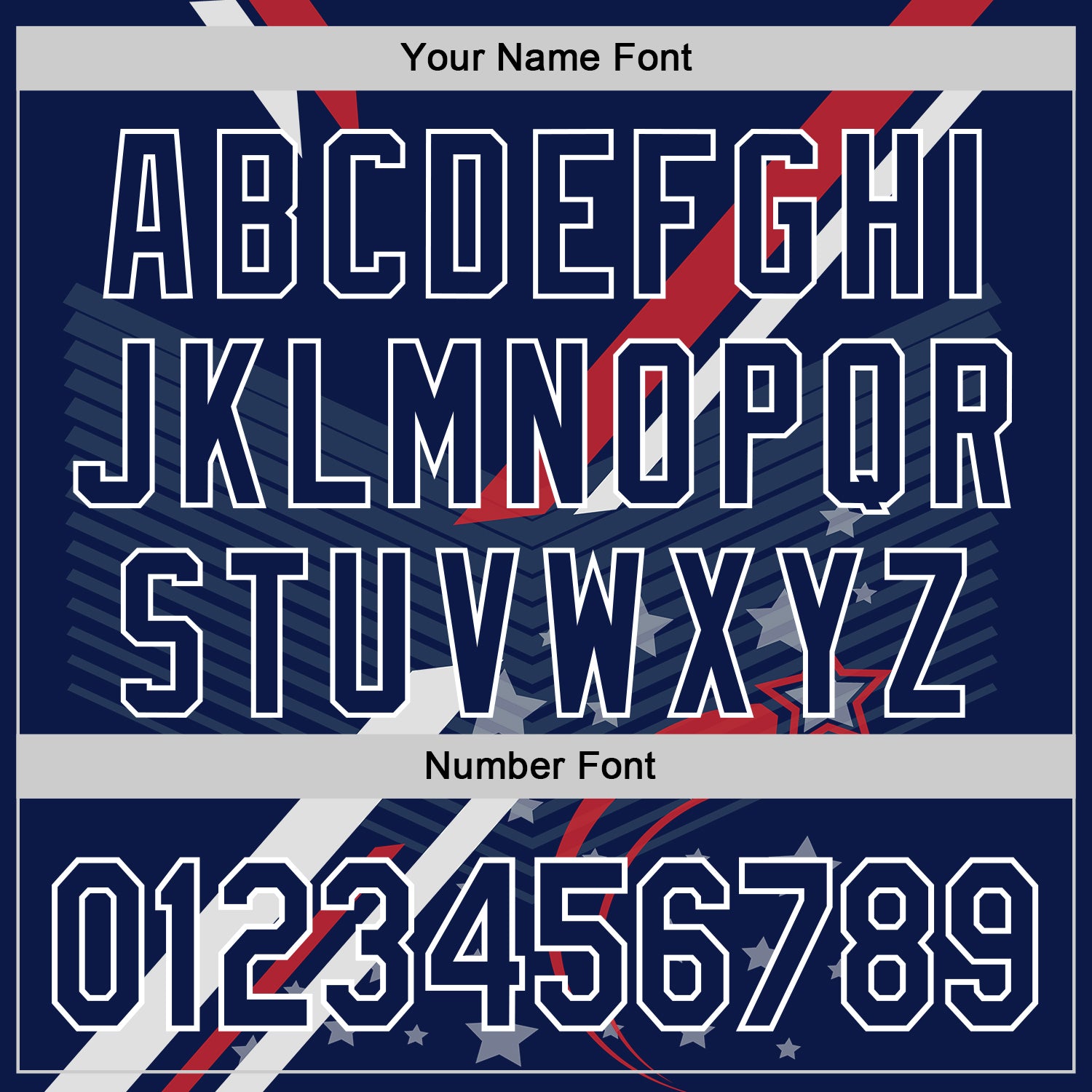 Custom Navy Red-White 3D Patriotic American Flag Authentic Baseball Jersey baseball jersey product view 5