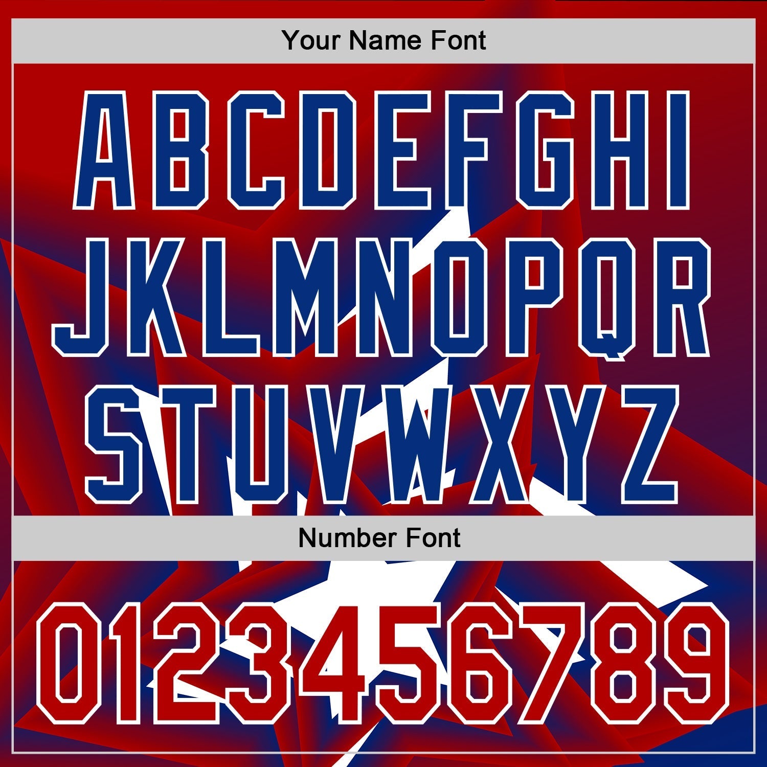 Custom Red Royal-White 3D Patriotic American Flag And Star Authentic Baseball Jersey baseball jersey product view 5