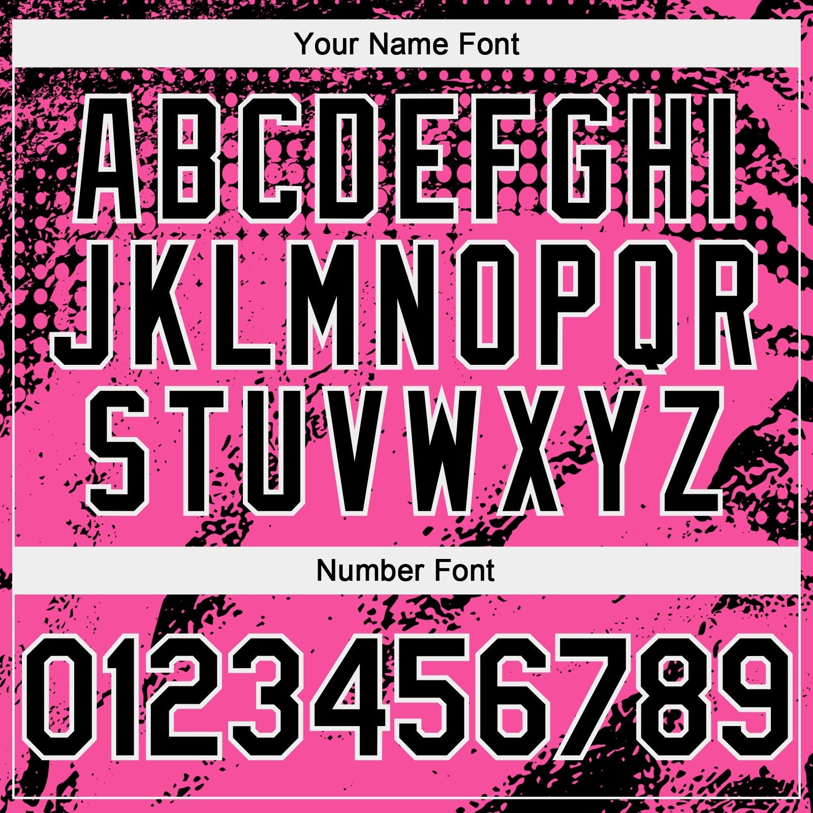 Custom Black Pink-White Splash Grunge Fragment Authentic Baseball Jersey baseball jersey product view 5