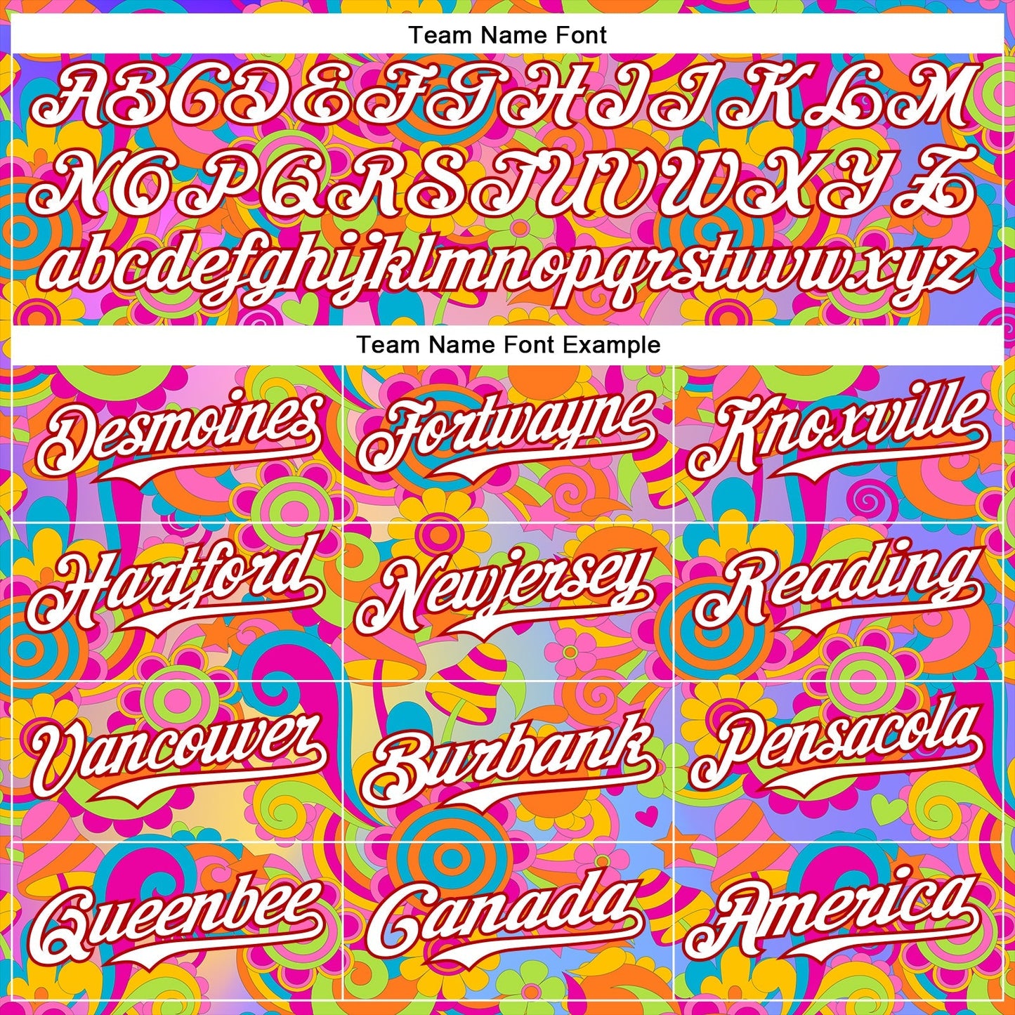 Custom Pink White-Red 3D Pattern Design Trippy Groovy Magic Mushrooms Authentic Baseball Jersey baseball jersey product view 4