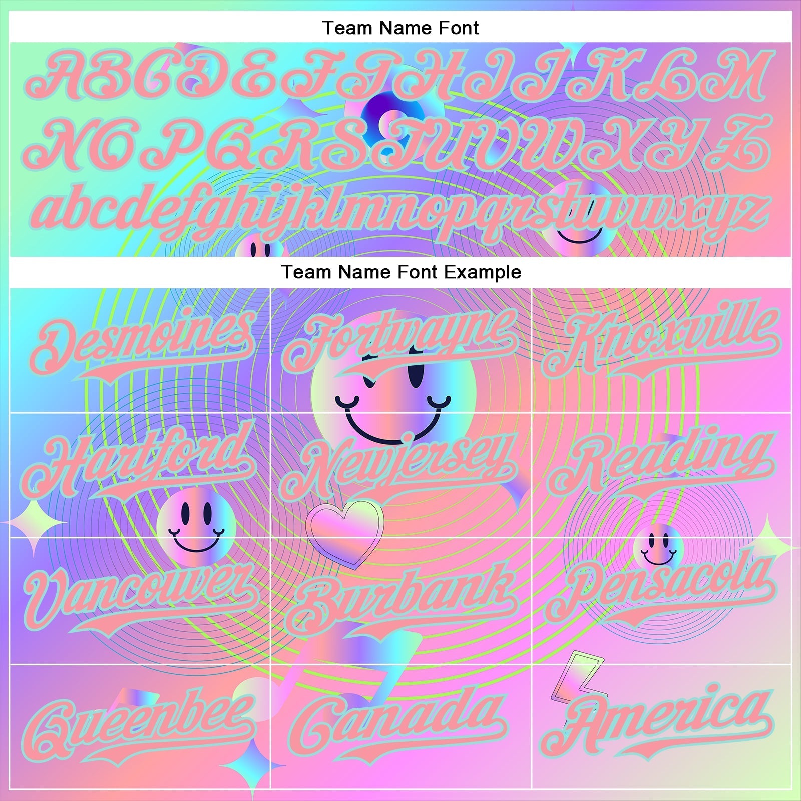 Custom Purple Medium Pink-Ice Blue 3D Pattern Design Trippy Smiley Face Acid Authentic Baseball Jersey baseball jersey product view 4