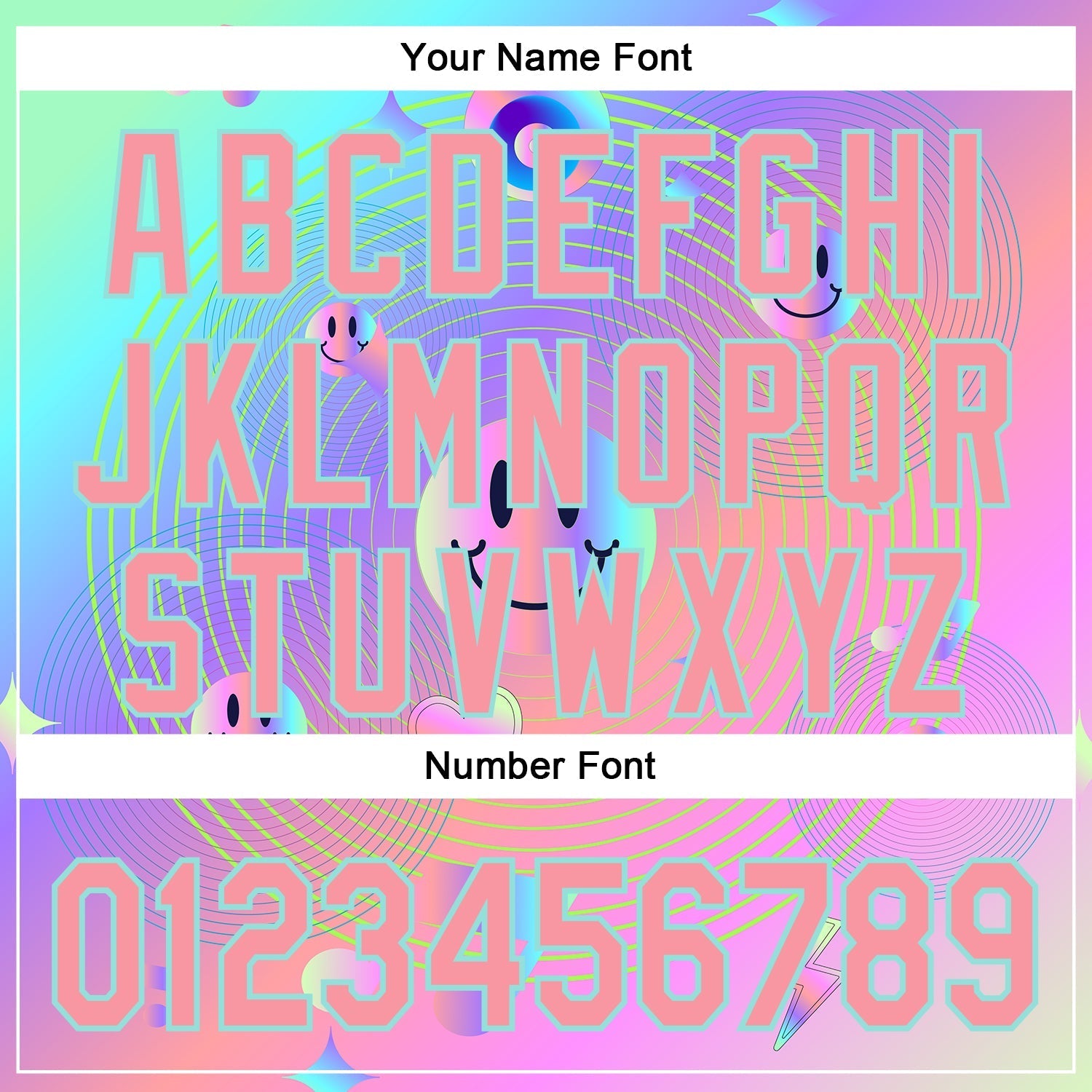 Custom Purple Medium Pink-Ice Blue 3D Pattern Design Trippy Smiley Face Acid Authentic Baseball Jersey baseball jersey product view 5