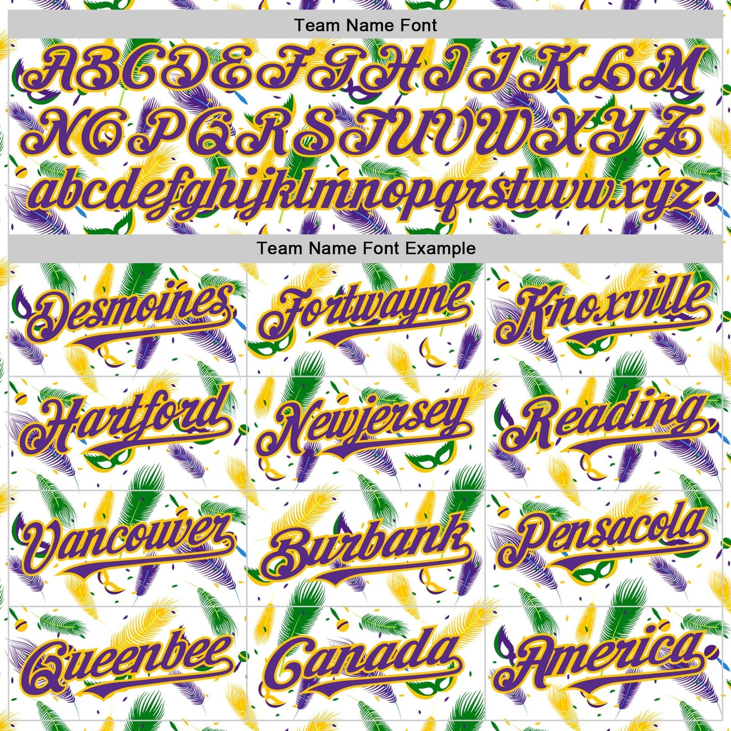 Custom White Purple-Yellow 3D Pattern Design Mardi Gras Shrove Tuesday Authentic Baseball Jersey baseball jersey product view 4