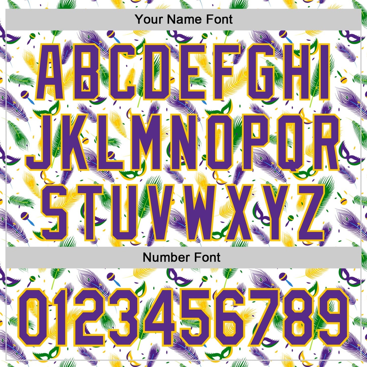 Custom White Purple-Yellow 3D Pattern Design Mardi Gras Shrove Tuesday Authentic Baseball Jersey baseball jersey product view 5