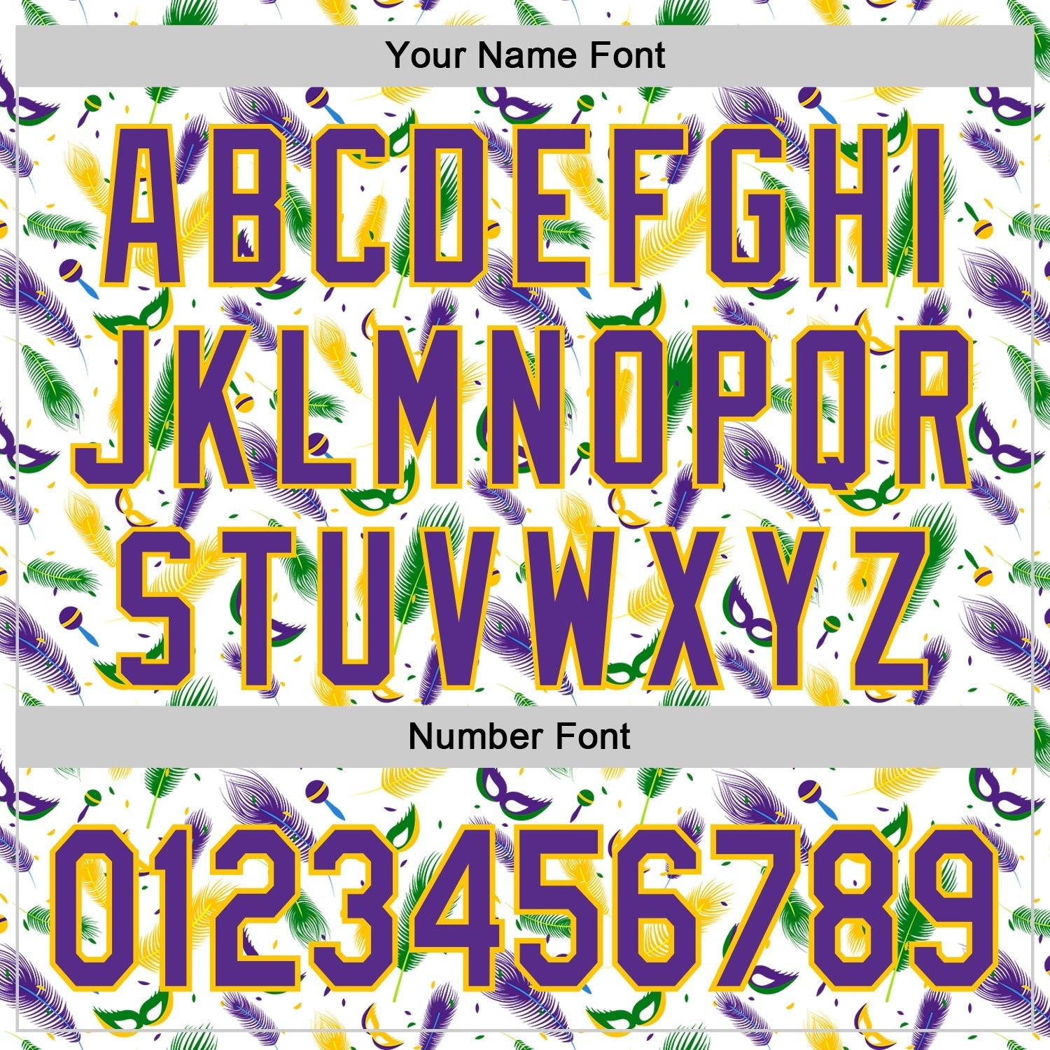 Custom White Purple-Yellow 3D Pattern Design Mardi Gras Shrove Tuesday Authentic Baseball Jersey baseball jersey product view 5