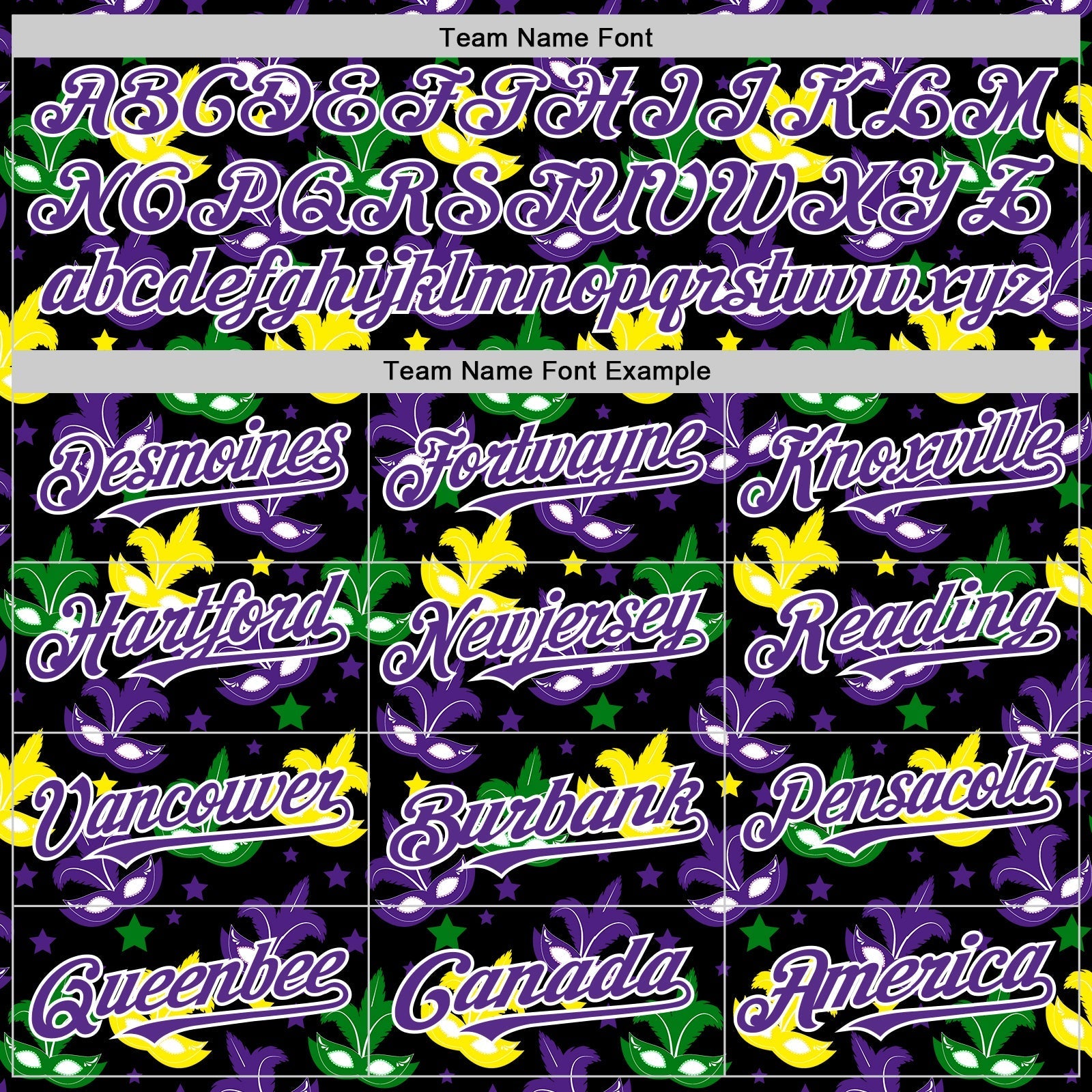 Custom Black Purple-White 3D Pattern Design Mardi Gras Shrove Tuesday Authentic Baseball Jersey baseball jersey product view 4