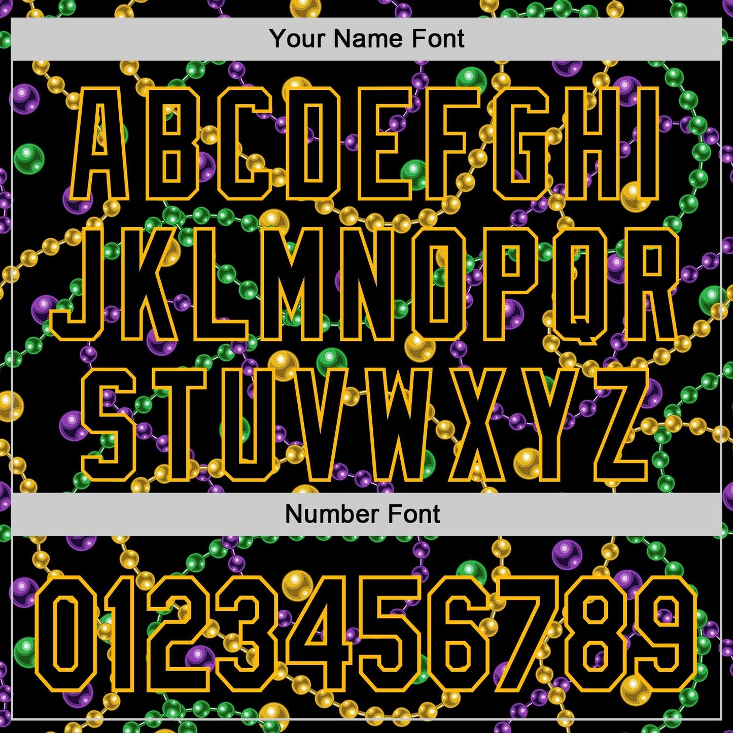 Custom Black Gold 3D Pattern Design Mardi Gras Shrove Tuesday Authentic Baseball Jersey baseball jersey product view 5