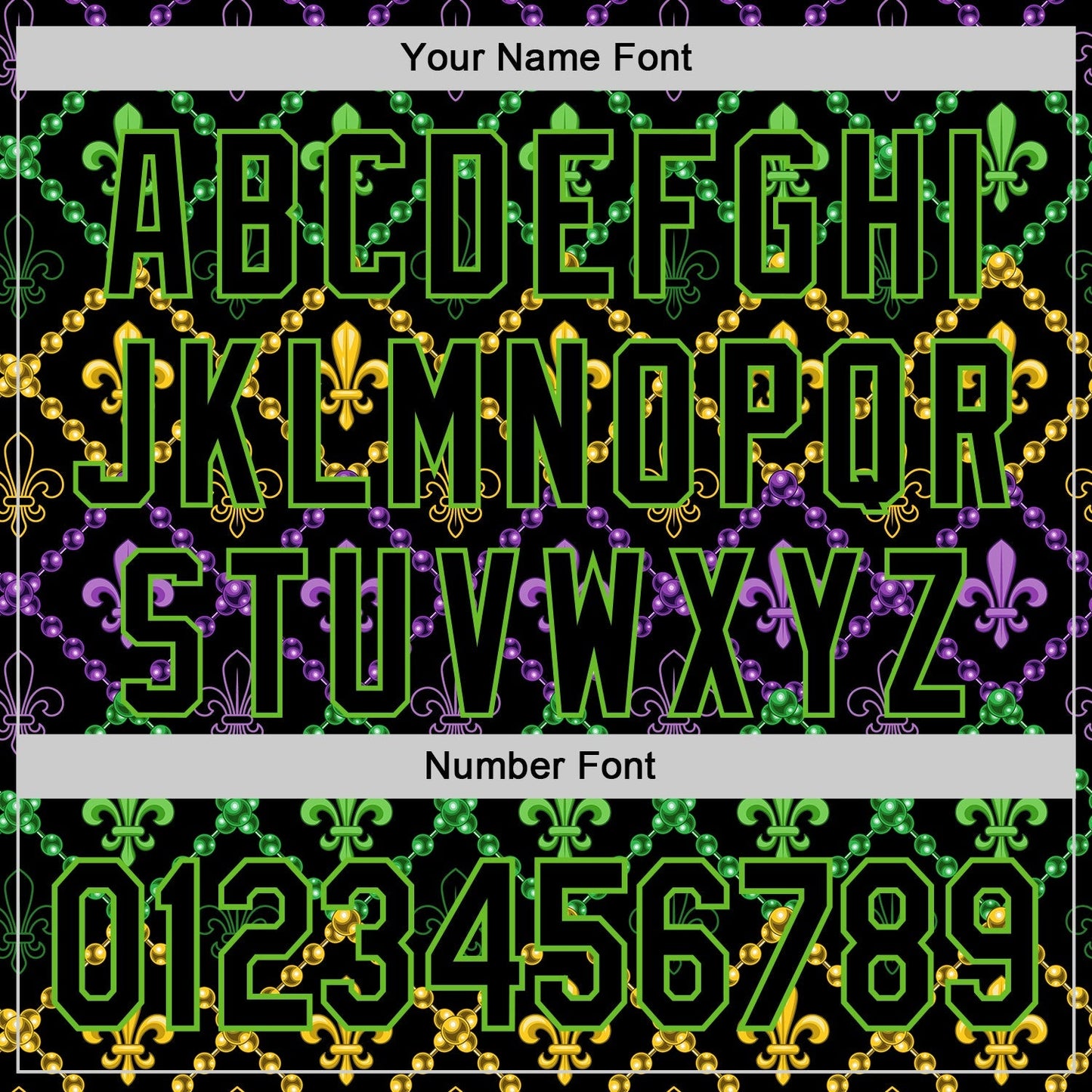 Custom Black Aurora Green 3D Pattern Design Mardi Gras Shrove Tuesday Authentic Baseball Jersey baseball jersey product view 5
