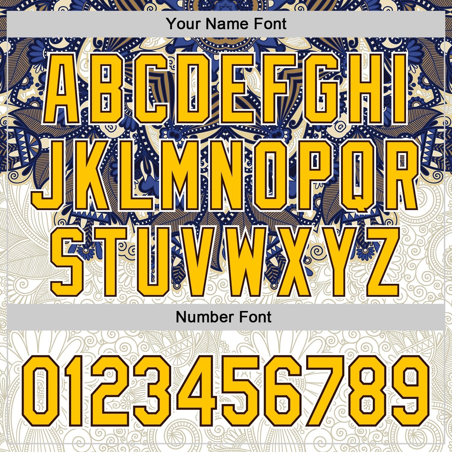 Custom White Yellow-Brown 3D Pattern Design Burner Costumes Paisley Authentic Baseball Jersey baseball jersey product view 5