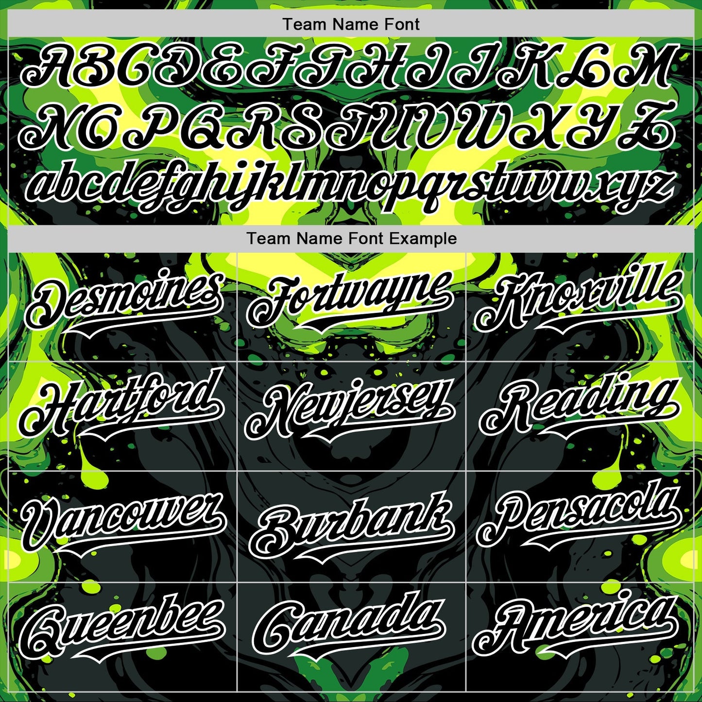 Custom Black Green-White 3D Pattern Design Rave Party Poison Liquid Authentic Baseball Jersey baseball jersey product view 4