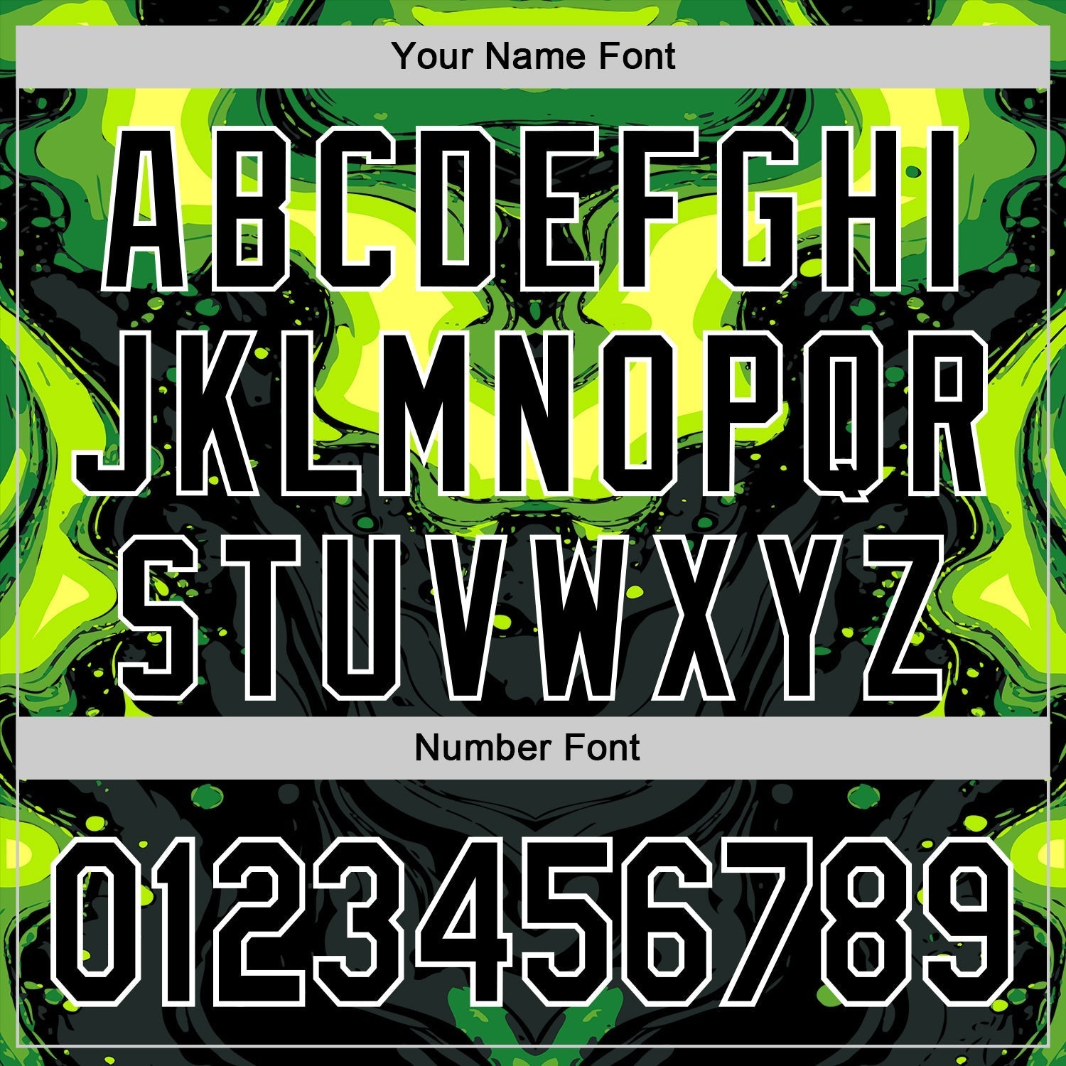 Custom Black Green-White 3D Pattern Design Rave Party Poison Liquid Authentic Baseball Jersey baseball jersey product view 5