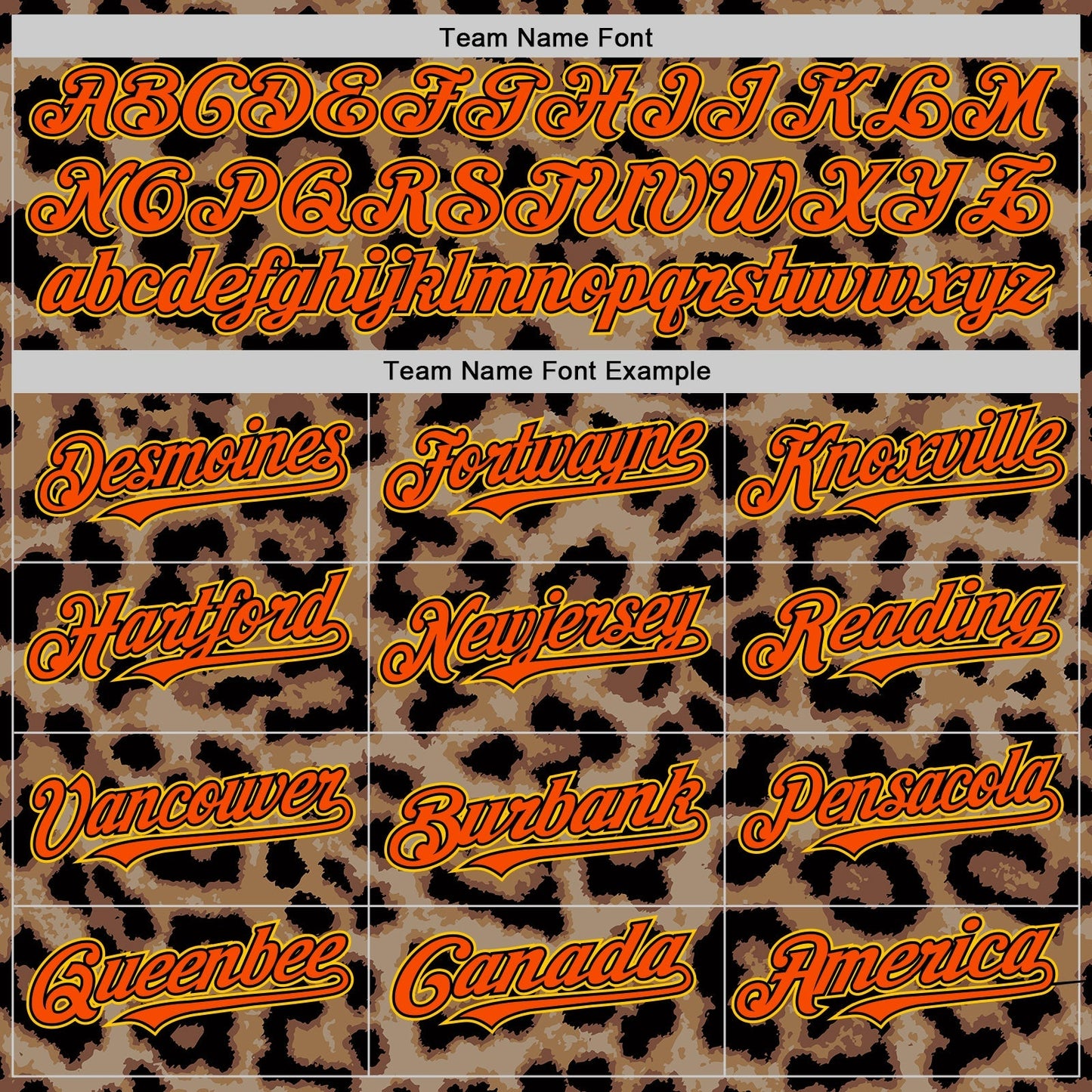 Custom Brown Orange Black-Yellow 3D Pattern Design Rave Party Animal Leopard Print Authentic Baseball Jersey baseball jersey product view 4