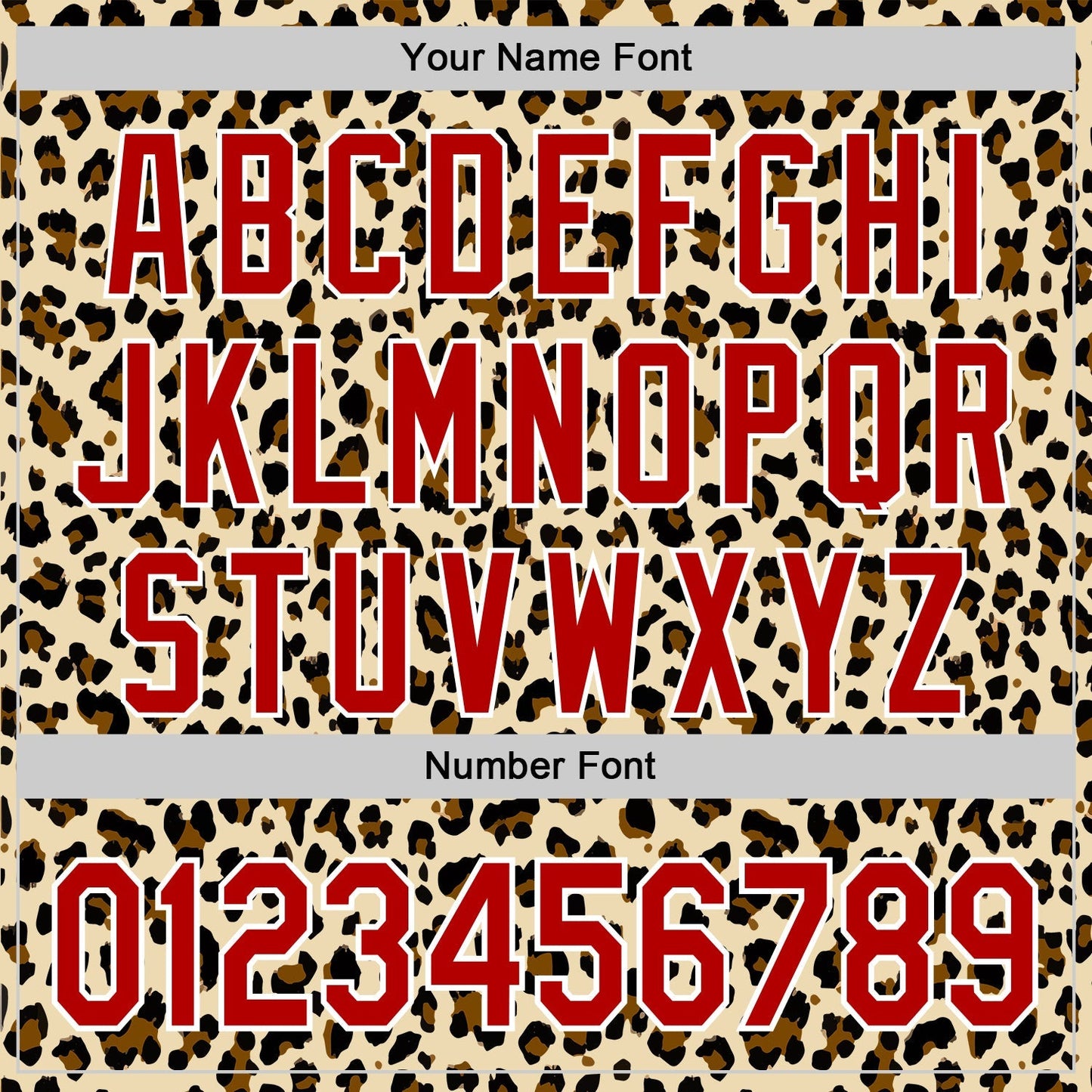 Custom Cream Red-White 3D Pattern Design Rave Party Animal Leopard Print Authentic Baseball Jersey baseball jersey product view 5