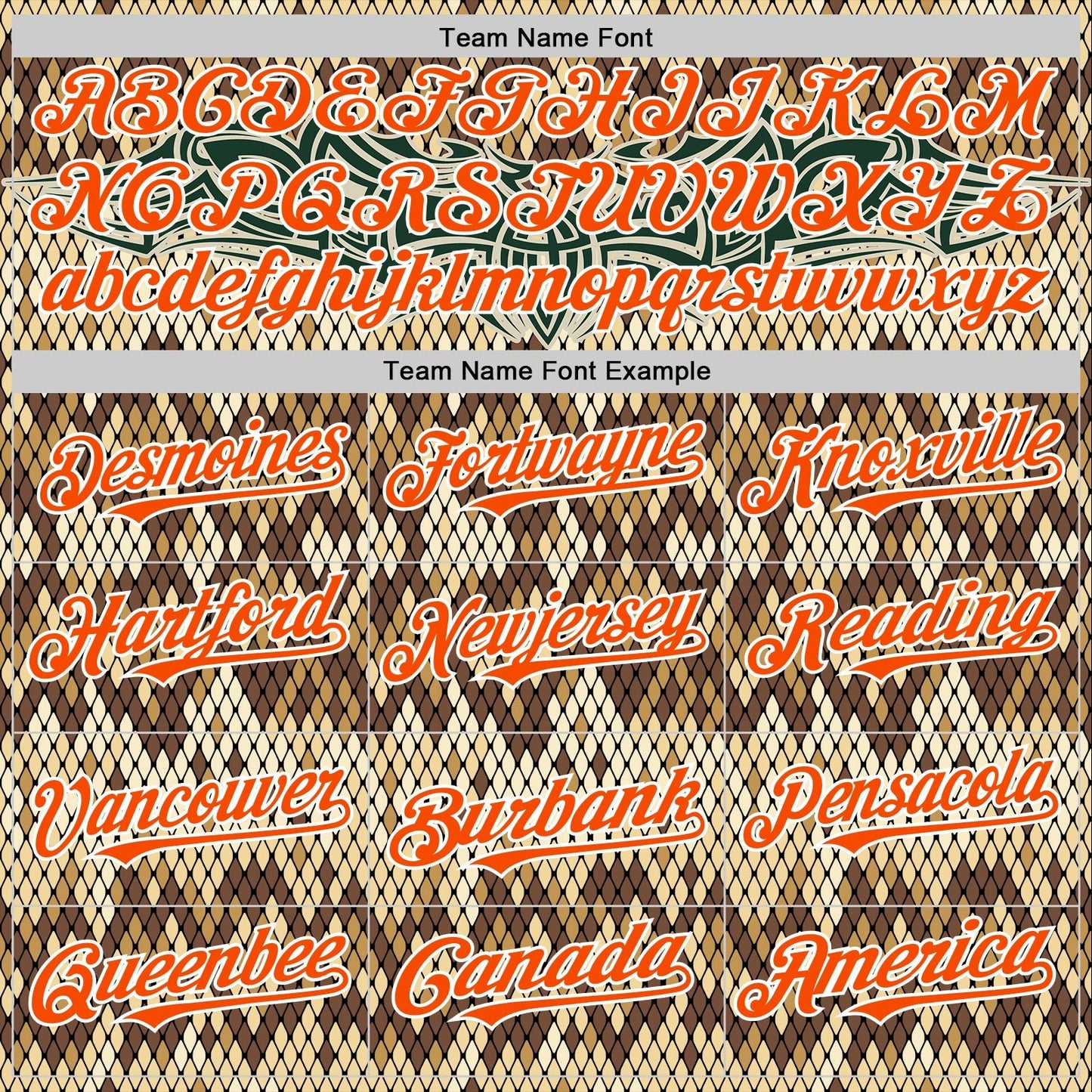 Custom Black Orange-White 3D Pattern Design Rave Party Animal Snake Python Print Authentic Baseball Jersey baseball jersey product view 4