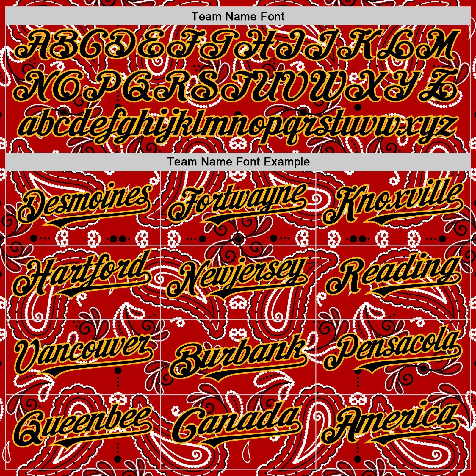 Custom Red Black-Gold 3D Pattern Design Rave Party Paisley Bandana Authentic Baseball Jersey baseball jersey product view 4