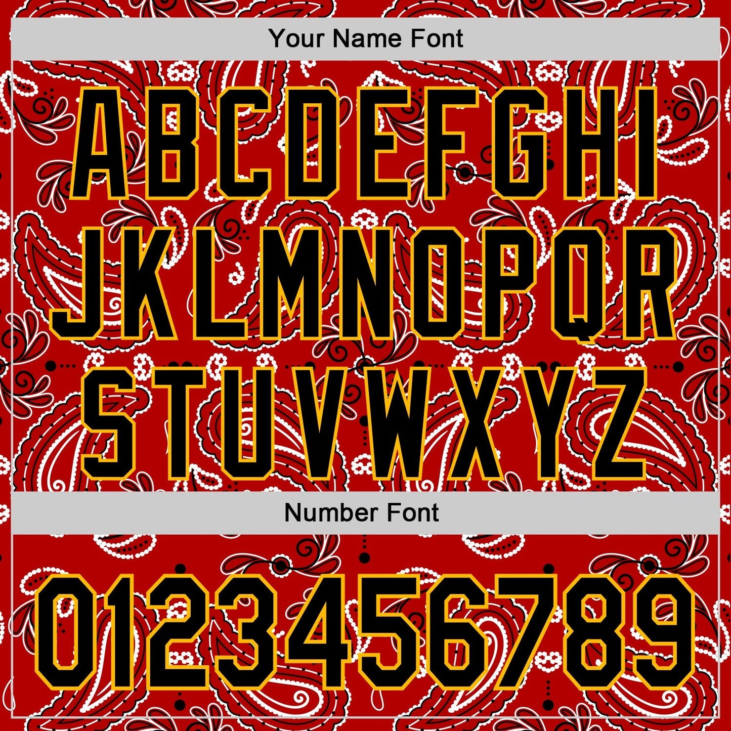 Custom Red Black-Gold 3D Pattern Design Rave Party Paisley Bandana Authentic Baseball Jersey baseball jersey product view 5