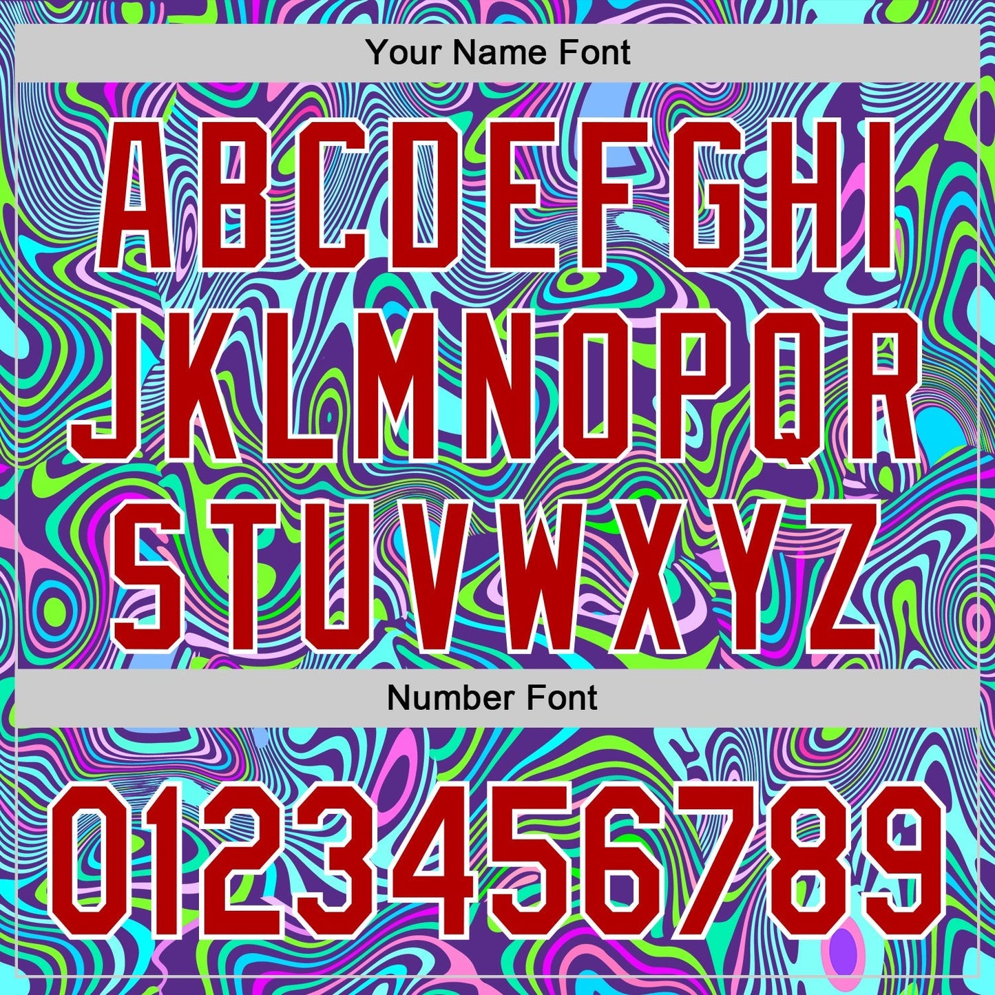 Custom Purple Red-White 3D Pattern Design Rave Party Trippy Laser Fluid Authentic Baseball Jersey baseball jersey product view 5