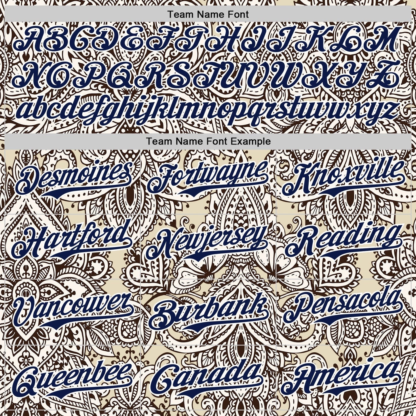 Custom Cream Navy-White 3D Pattern Design Burner Costumes Paisley Bandana Authentic Baseball Jersey baseball jersey product view 4