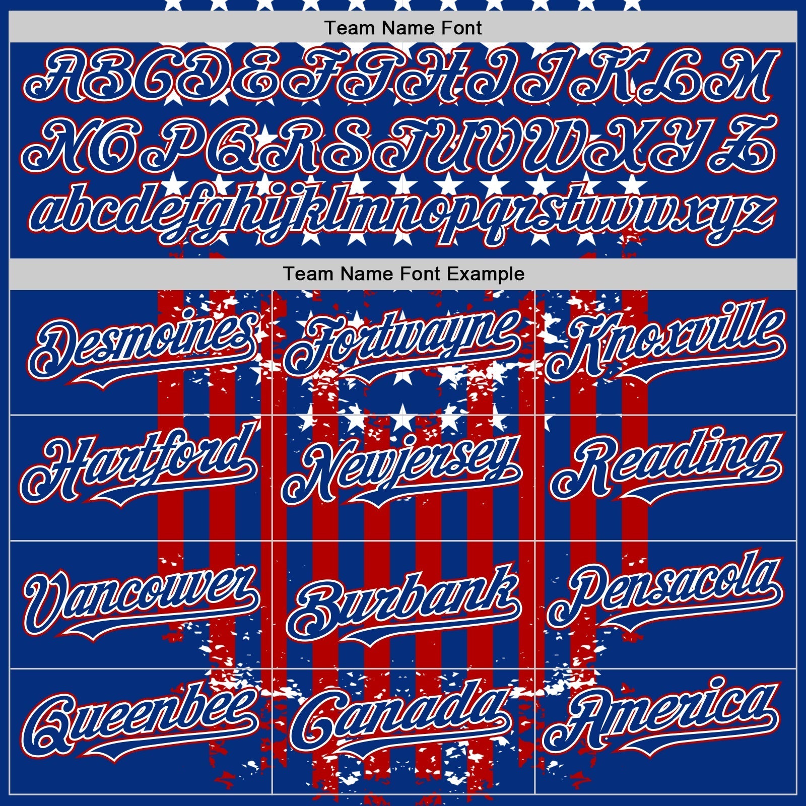 Custom Royal Red-White 3D Retro American Flag Authentic Baseball Jersey baseball jersey product view 4