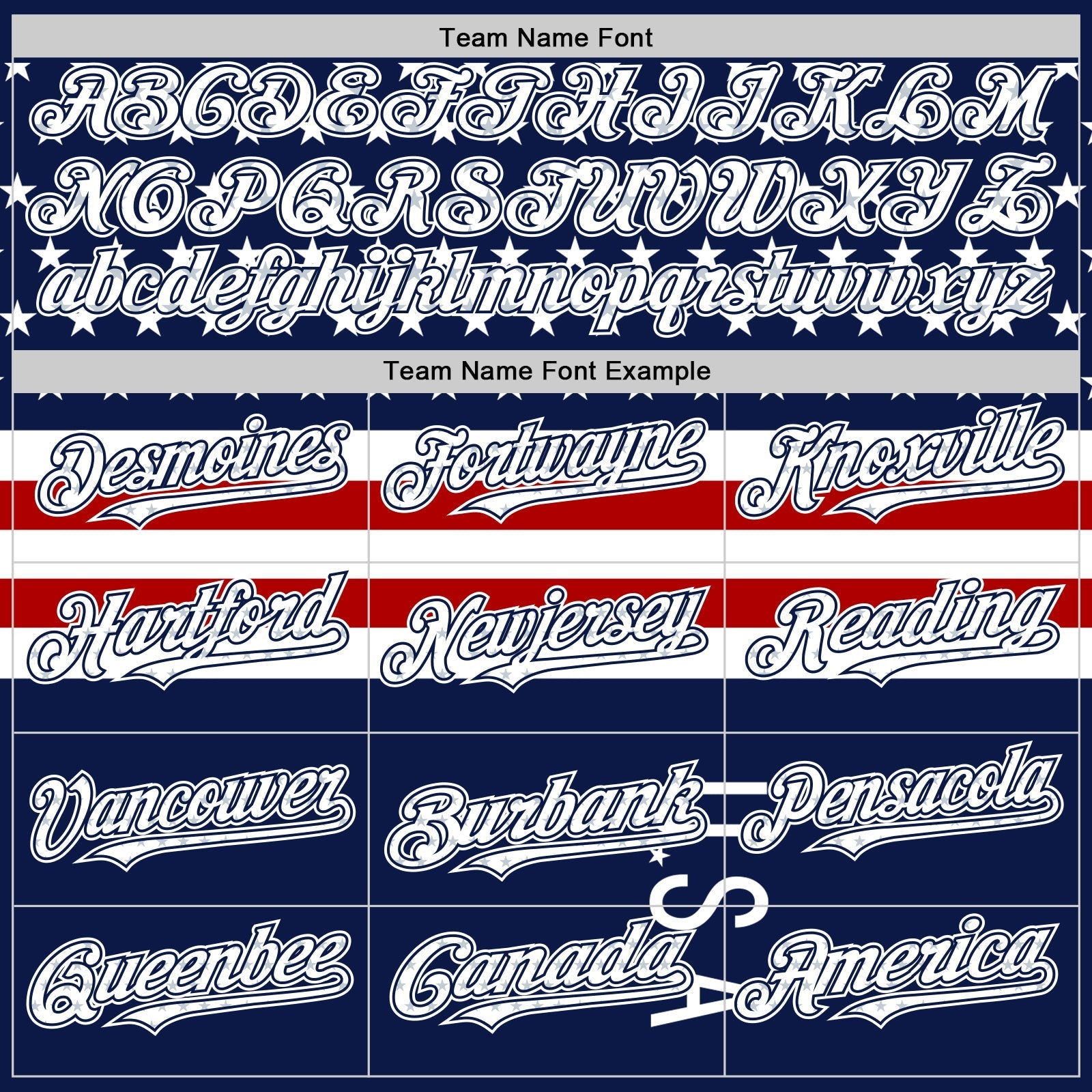 Custom Navy Star Red-White 3D American Flag Authentic Baseball Jersey baseball jersey product view 4