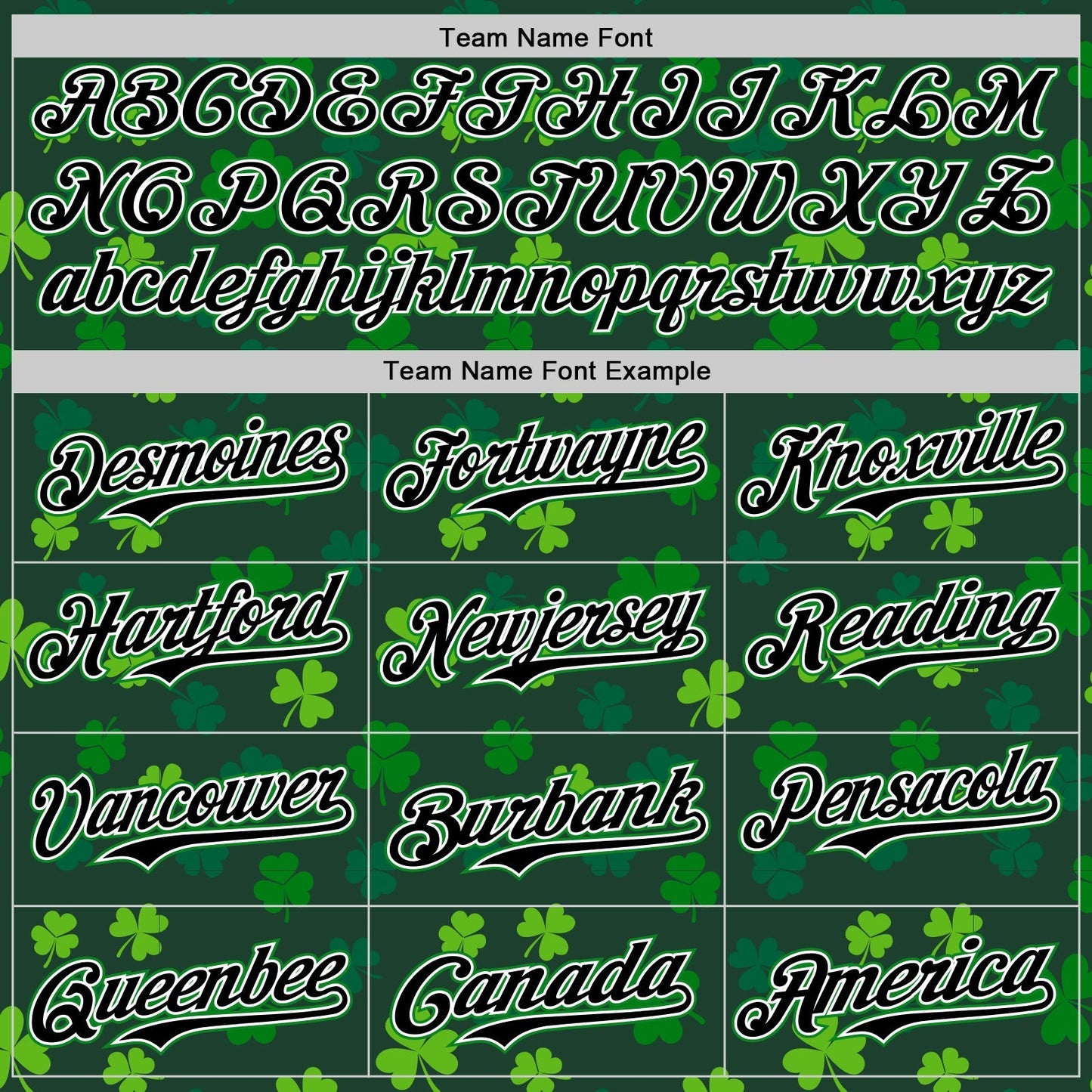 Custom Black White-Grass Green 3D Pattern Design Boston Cityscape Shamrock Authentic St. Patrick's Day Baseball Jersey baseball jersey product view 4