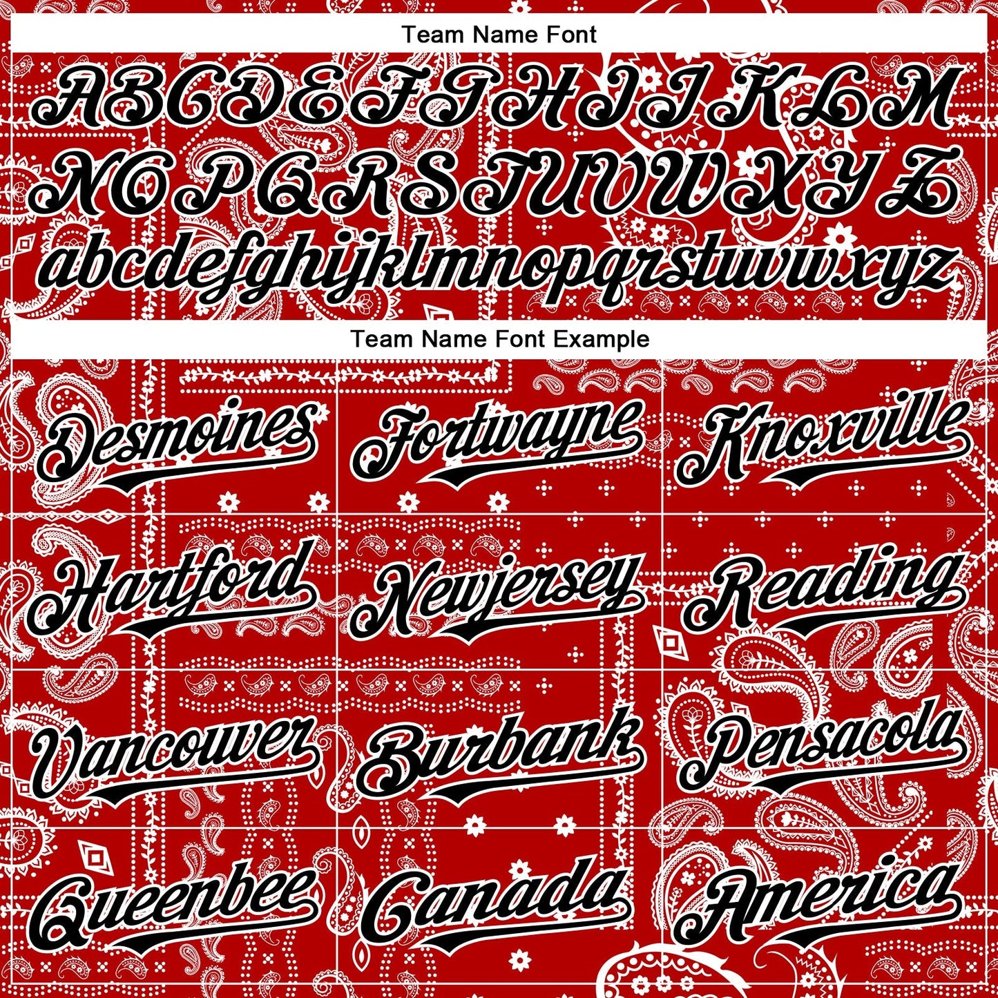 Custom Red Black-White Rave Party Ethnic Paisley Bandana Authentic Baseball Jersey baseball jersey product view 4
