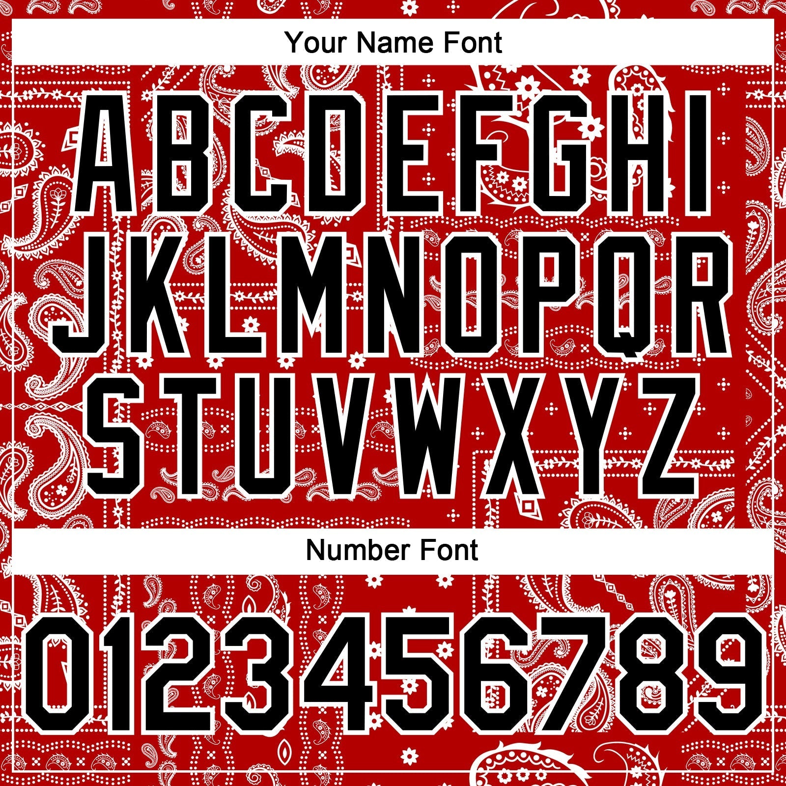 Custom Red Black-White Rave Party Ethnic Paisley Bandana Authentic Baseball Jersey baseball jersey product view 5