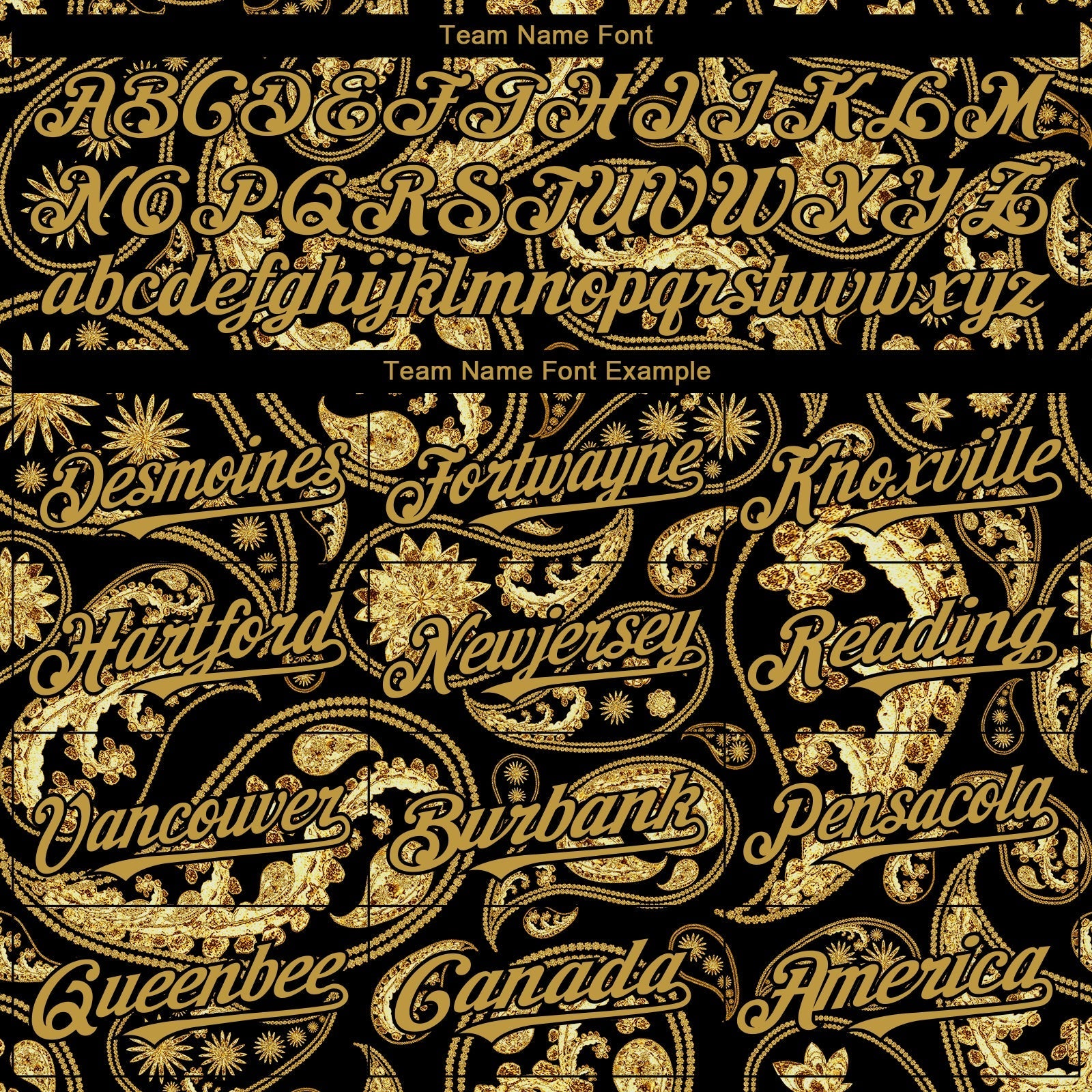 Custom Black Old Gold Rave Party Ethnic Paisley Bandana Authentic Baseball Jersey baseball jersey product view 4