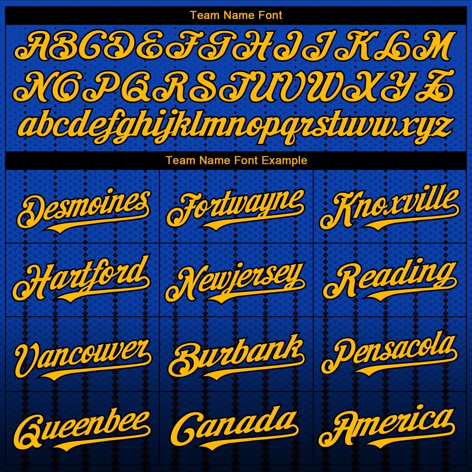Custom Thunder Blue Gold-Black 3D Pattern Design Gradient Geometric Shape Authentic Baseball Jersey baseball jersey product view 4