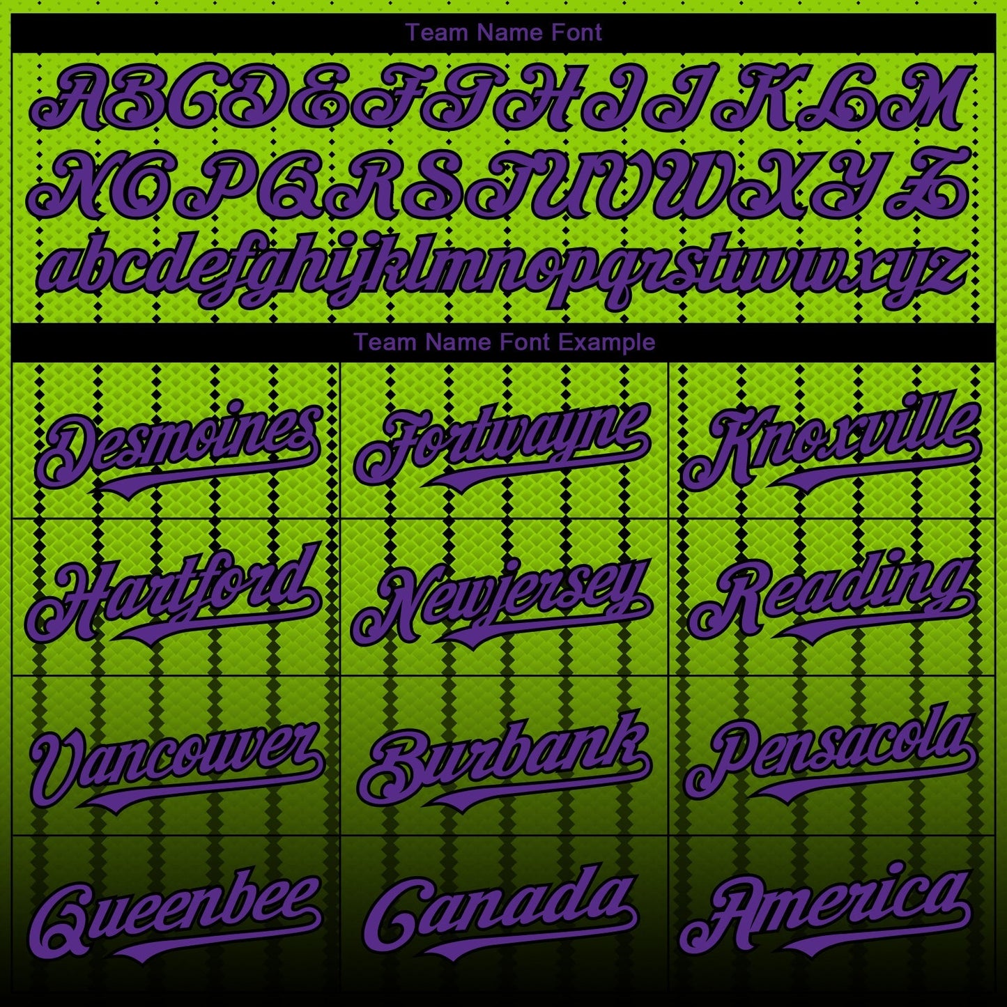 Custom Neon Green Purple-Black 3D Pattern Design Gradient Geometric Shape Authentic Baseball Jersey baseball jersey product view 4