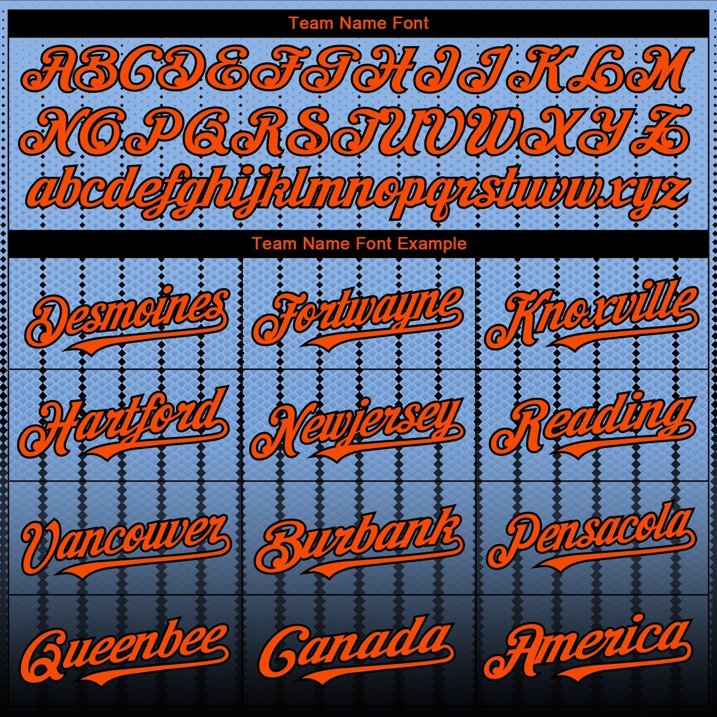 Custom Light Blue Orange-Black 3D Pattern Design Gradient Geometric Shape Authentic Baseball Jersey baseball jersey product view 4