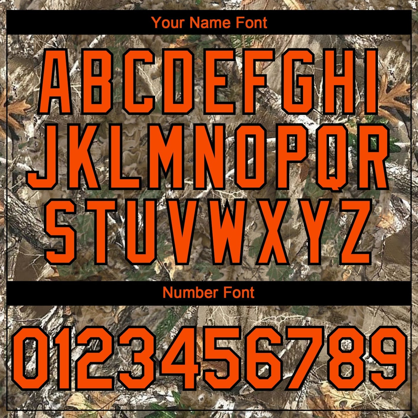 Custom Camo Orange-Black Woodland Camo Authentic Salute To Service Authentic Baseball Jersey baseball jersey product view 5
