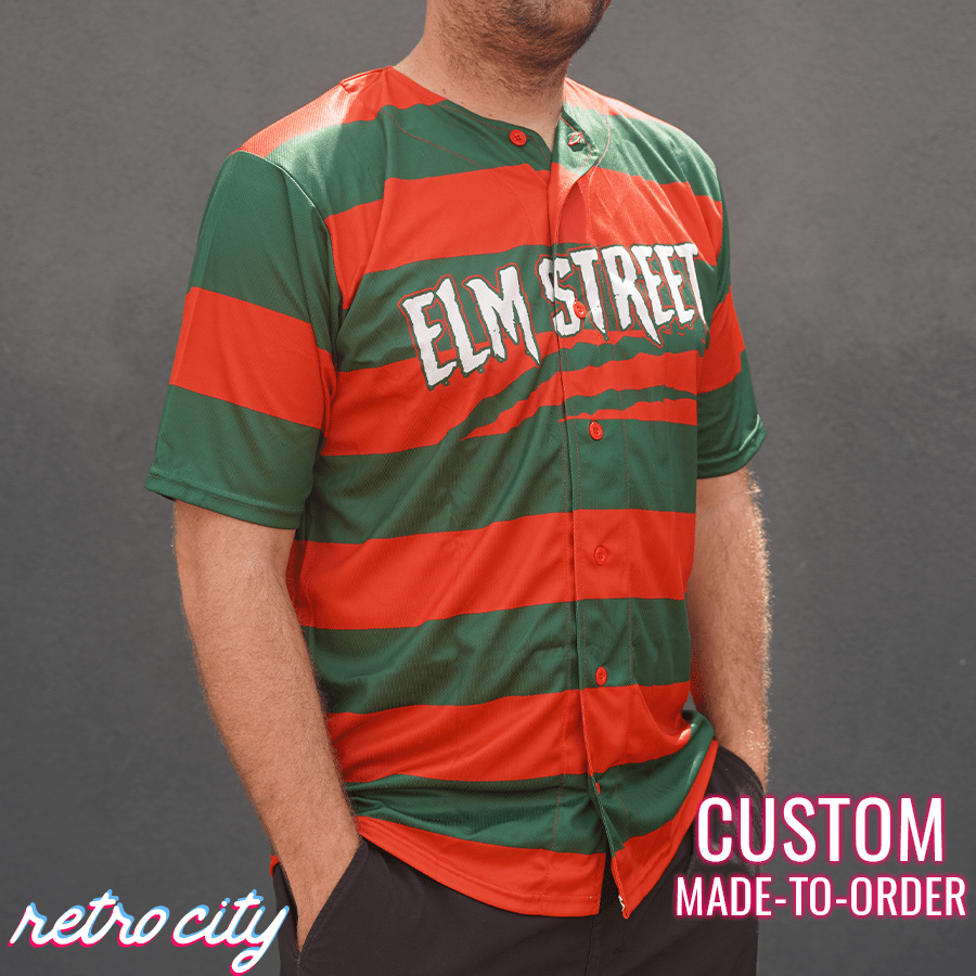 Elm Street Sweet Dreams Custom Baseball Jersey baseball jersey product view 3
