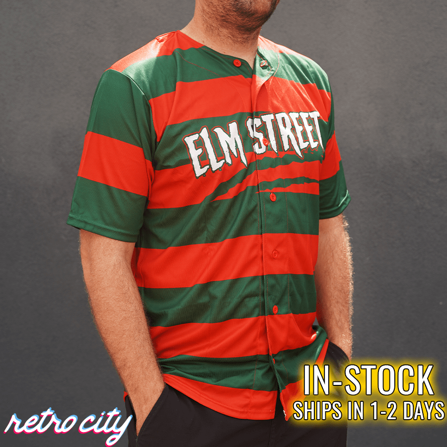 Elm Street Sweet Dreams Custom Baseball Jersey *IN-STOCK* baseball jersey product view 3