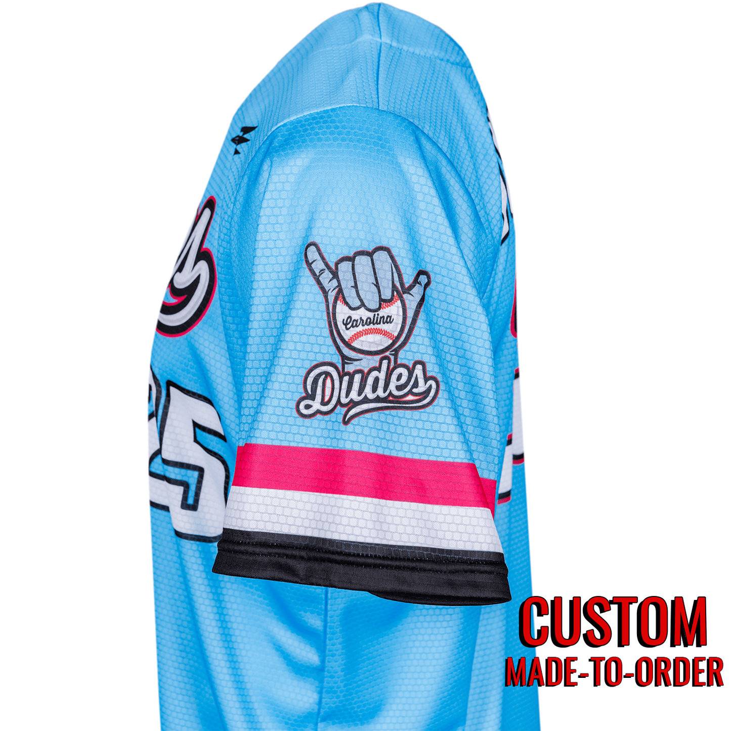 Dudes Lifestyle Baseball Jersey *CUSTOM* baseball jersey product view 4