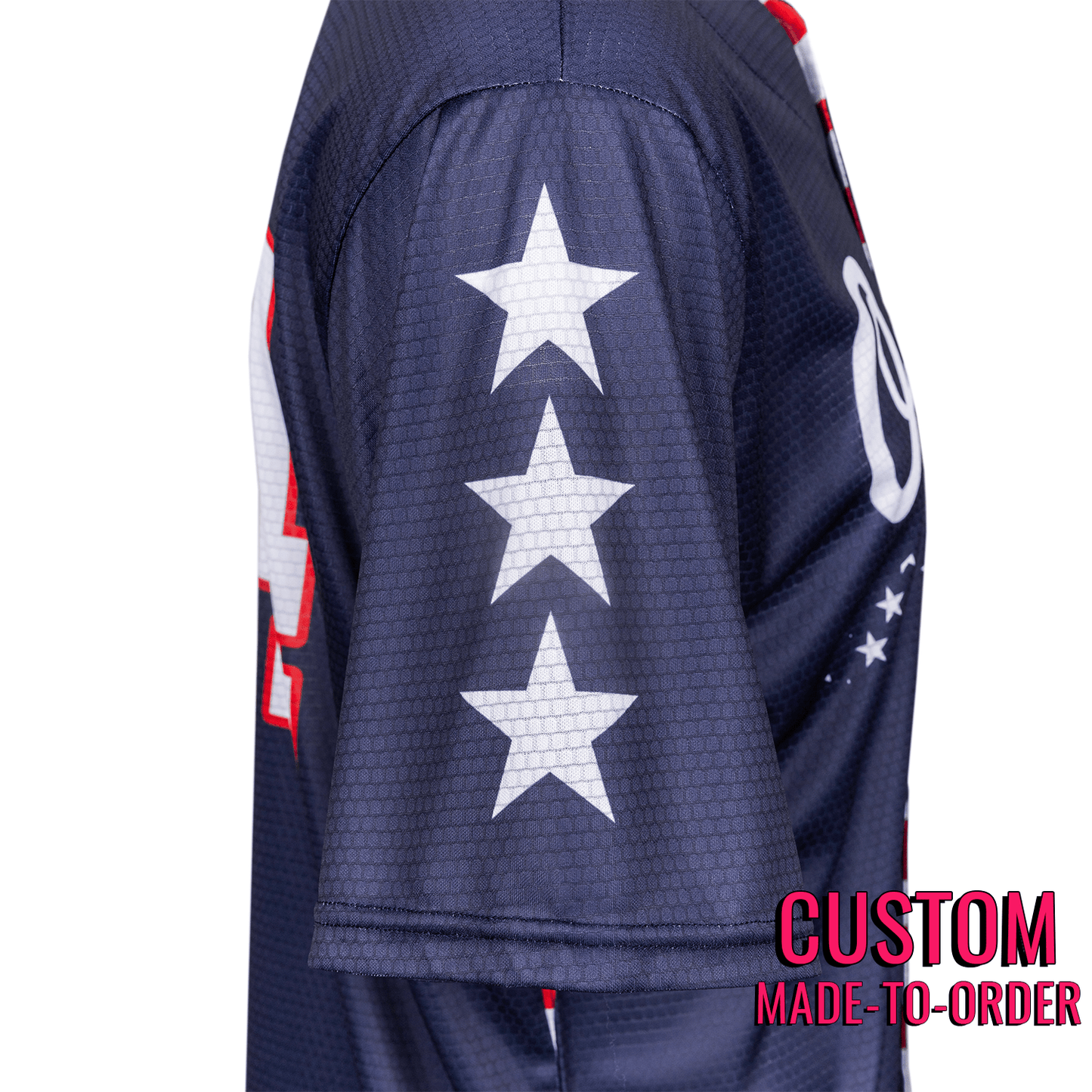 Omaha World Series Baseball Jersey *CUSTOM* (USA) baseball jersey product view 3