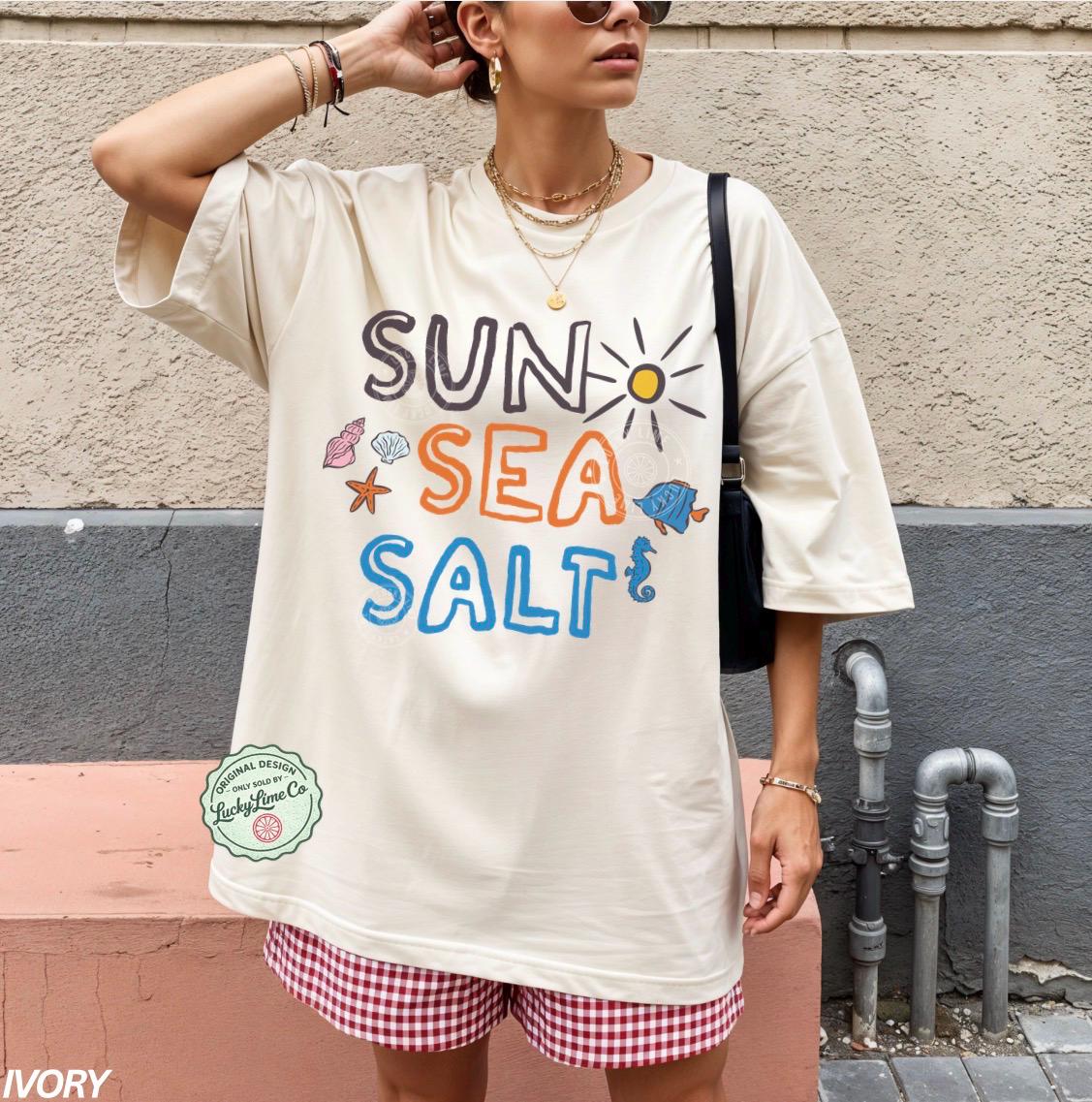 Summer Beach Retro Seashell Vacation Beachy Outfits - Adult & Kids T-Shirts, Sweatshirts & Hoodies apparel design preview 5