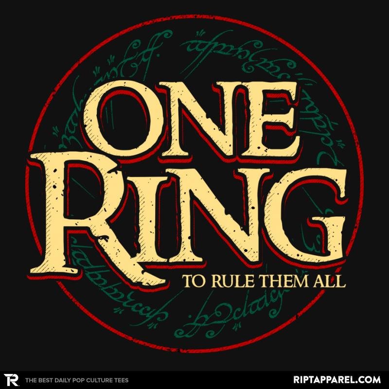 One Ring Unisex T-shirt, Sweatshirt, Hoodie, Long Sleeve Tee - T-Shirt, Sweatshirt, Hoodie
