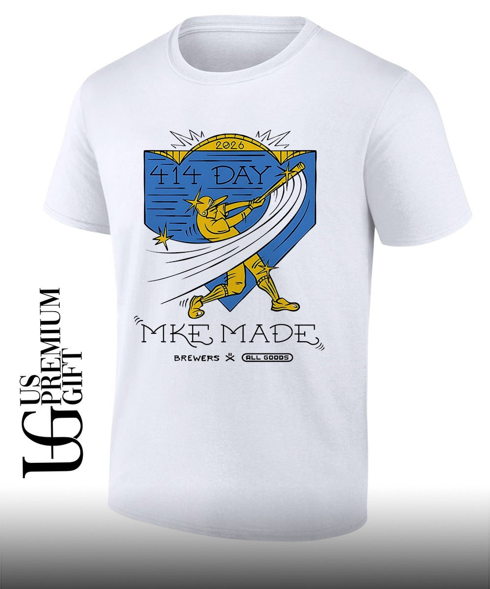 414 Day Mke Made Brewers 2026 Artist shirt Unisex T-shirt, Sweatshirt, Hoodie, Long Sleeve Tee - T-Shirt, Sweatshirt, Hoodie