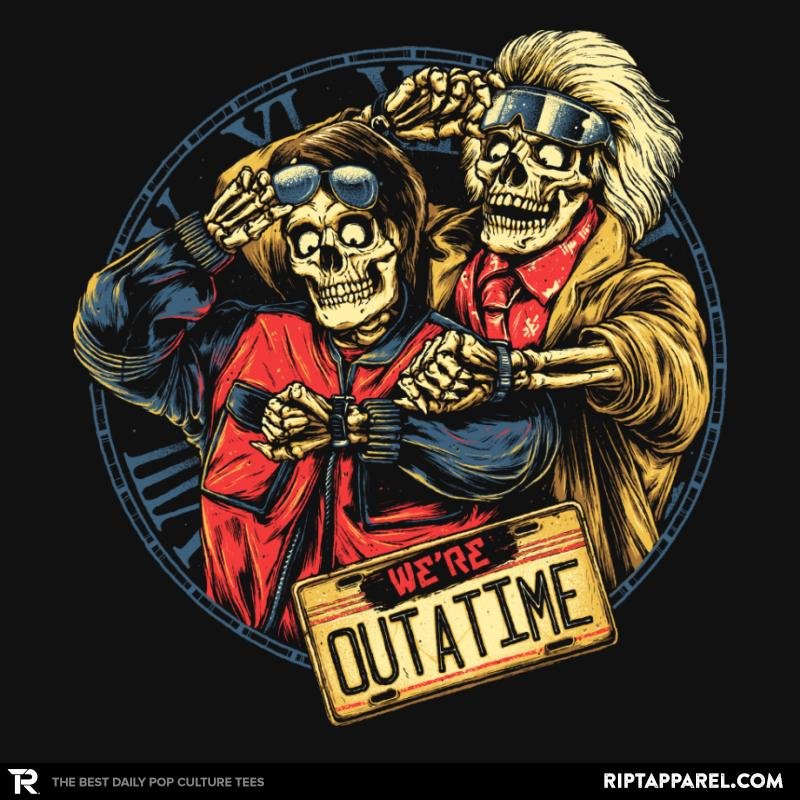 Outatime  Best Seller Unisex T-shirt, Sweatshirt, Hoodie, Long Sleeve Tee - T-Shirt, Sweatshirt, Hoodie