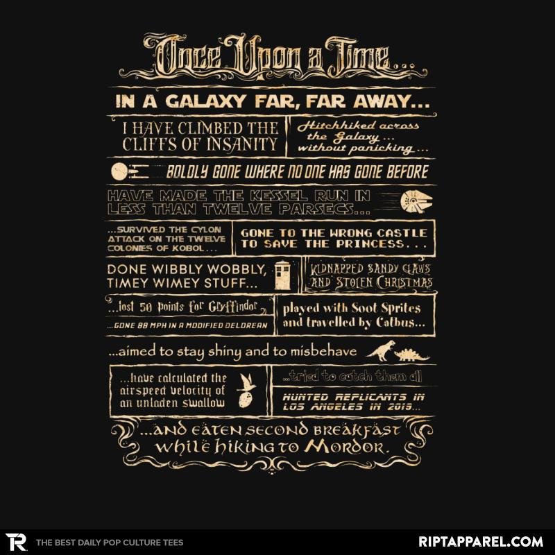 Once Upon a Time  Best Seller Unisex T-shirt, Sweatshirt, Hoodie, Long Sleeve Tee - T-Shirt, Sweatshirt, Hoodie