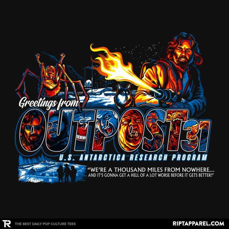 Greetings from Outpost 31  Best Seller Unisex T-shirt, Sweatshirt, Hoodie, Long Sleeve Tee - T-Shirt, Sweatshirt, Hoodie