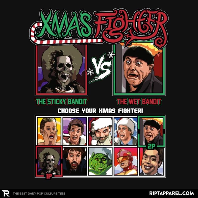 Xmas Fighter  Sticky Bandits vs Wet Bandits Unisex T-shirt, Sweatshirt, Hoodie, Long Sleeve Tee - T-Shirt, Sweatshirt, Hoodie