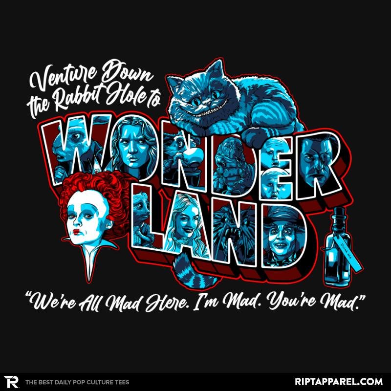 Venture Down to Wonderland Unisex T-shirt, Sweatshirt, Hoodie, Long Sleeve Tee - T-Shirt, Sweatshirt, Hoodie