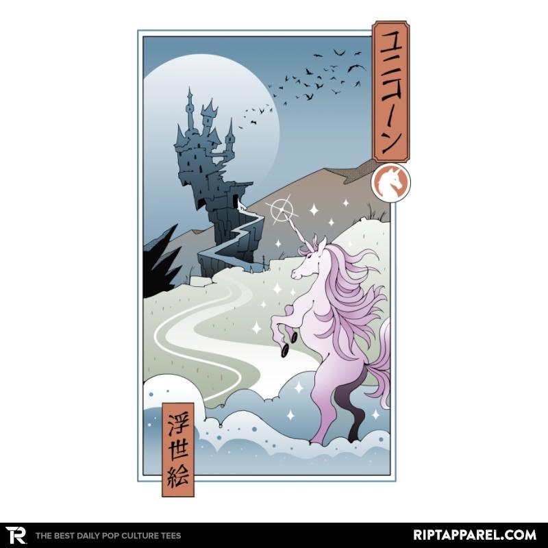 Unicorn Ukiyo-e Unisex T-shirt, Sweatshirt, Hoodie, Long Sleeve Tee - T-Shirt, Sweatshirt, Hoodie